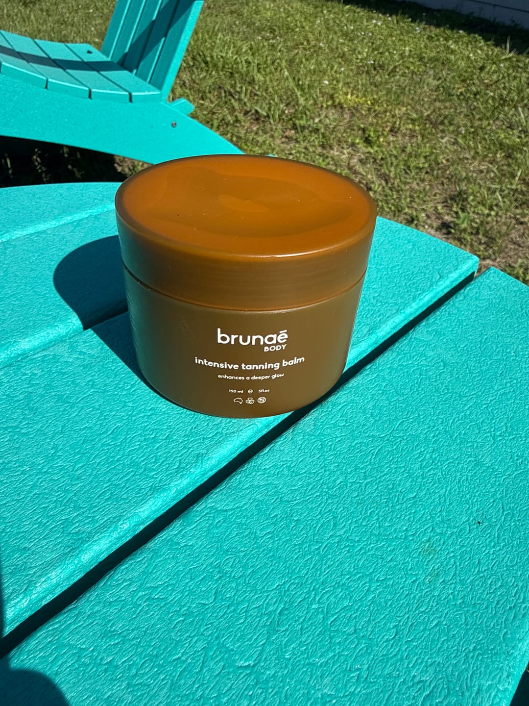 Customer photo review of Intensive Tanning Balm