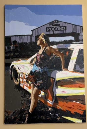 Customer photo review of Custom Paint By Numbers - Personalized Portraits Art