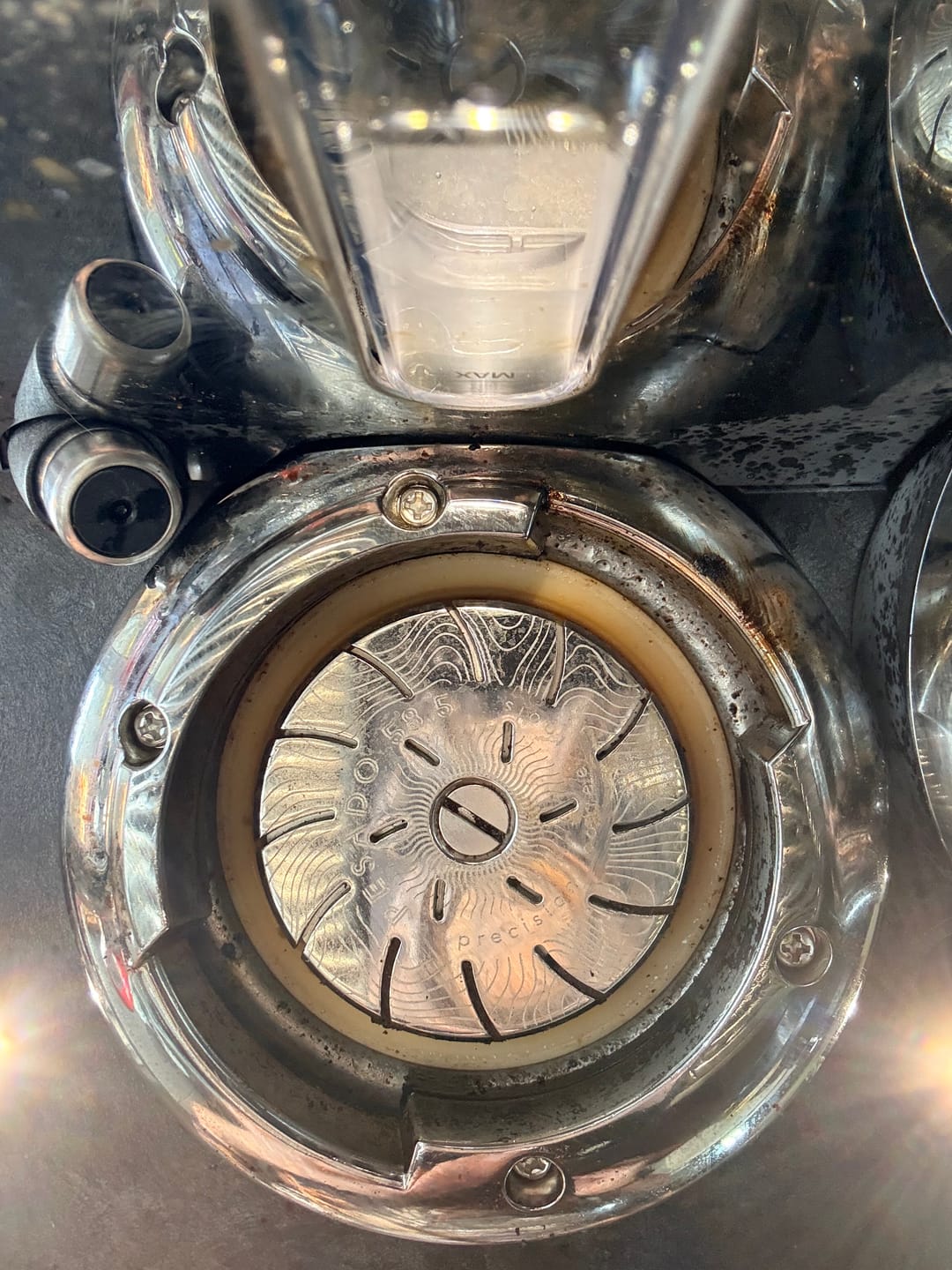 Customer photo review of 53.5 & 58.5mm Puck Diffuser Screen