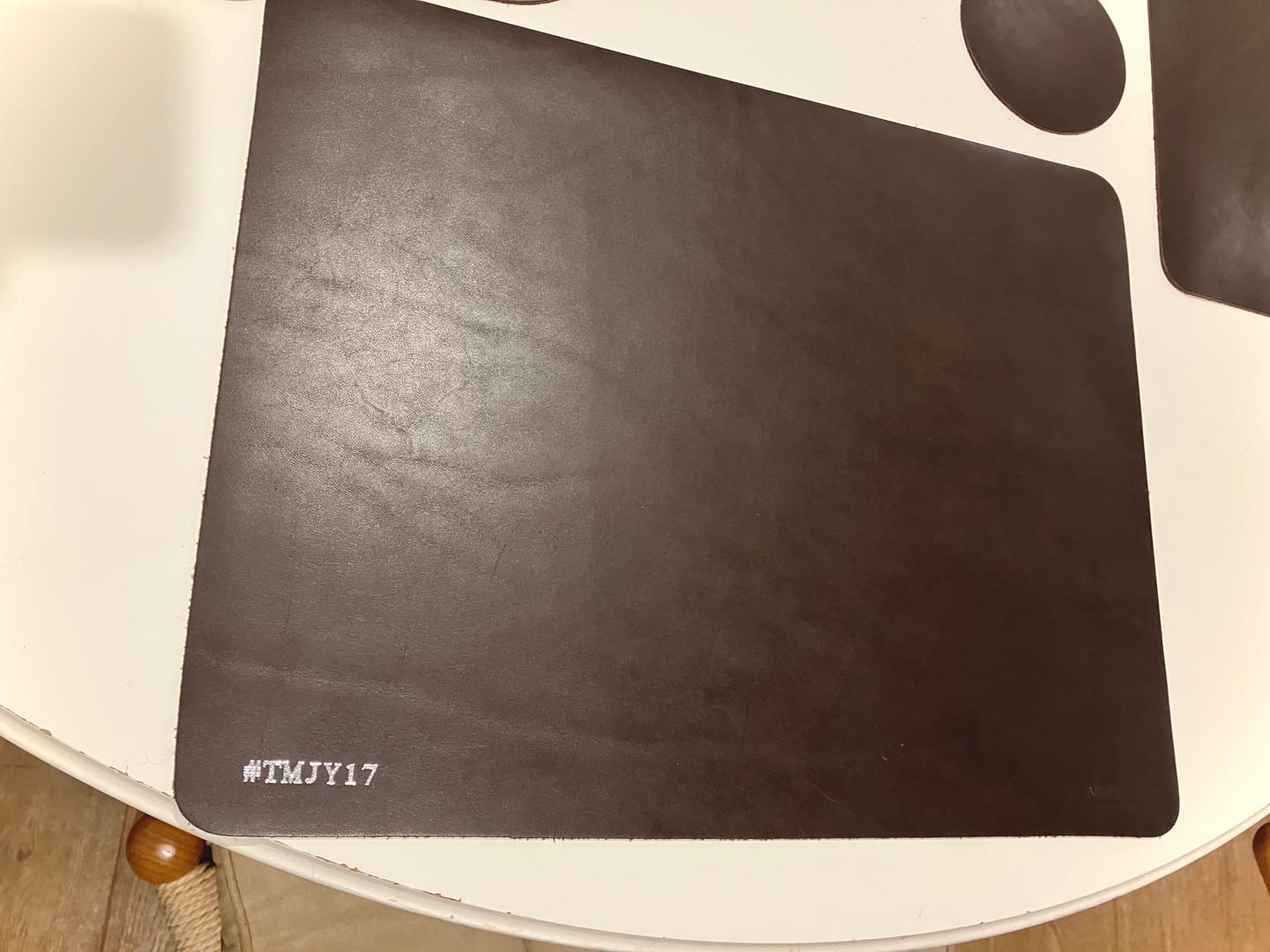 Customer photo review of Leather Placemats