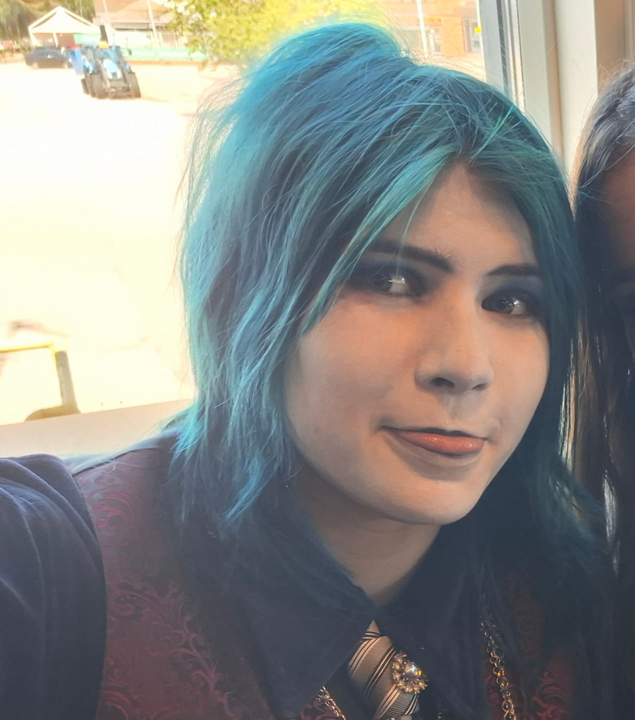 Customer photo review of Bella Blue Direct Hair Color
