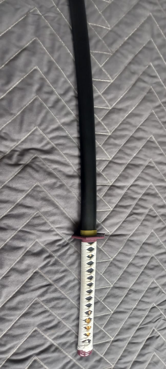 Customer photo review of Demon Slayer Katana - giyu sword 義勇富岡の刀