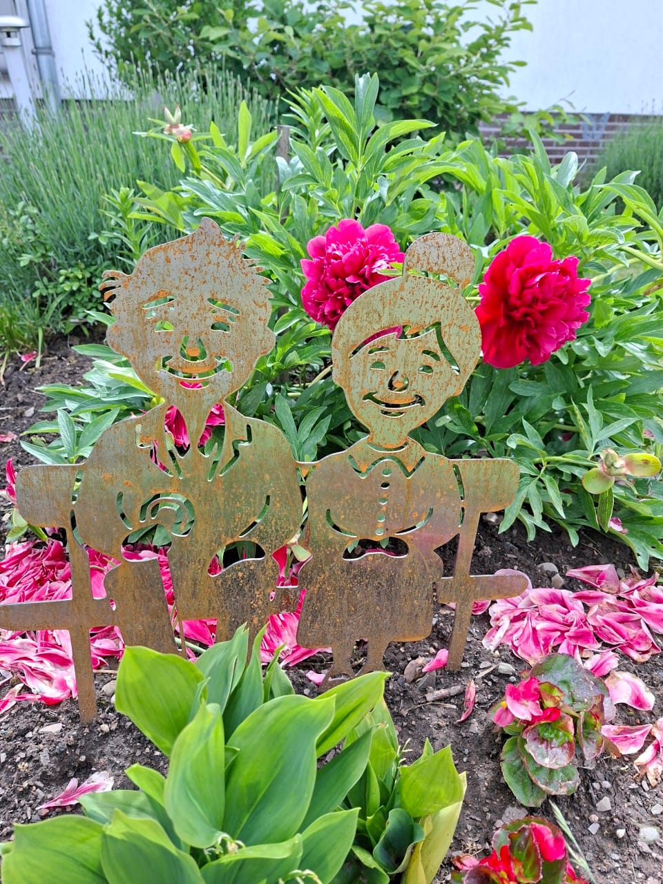 Customer photo review of Gartenstecker Oma & Opa