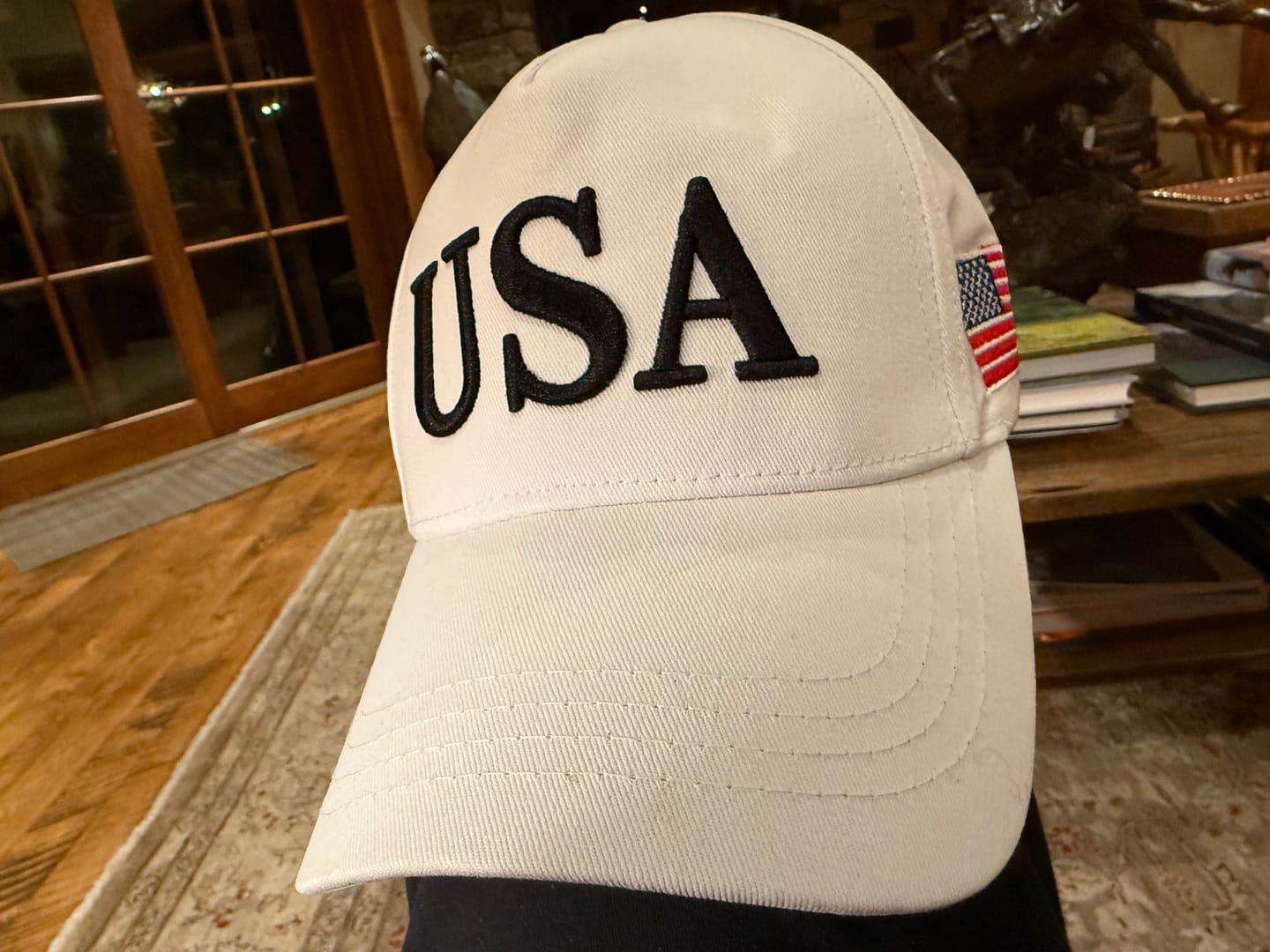 Customer photo review of USA 250th Anniversary Hat (1776–2026) — Embroidered Semiquincentennial Cap