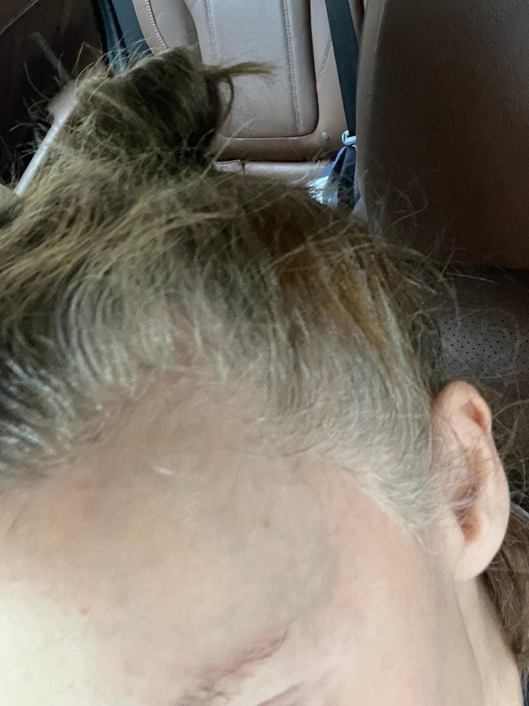 Customer photo review of Instant Dye Shampoo