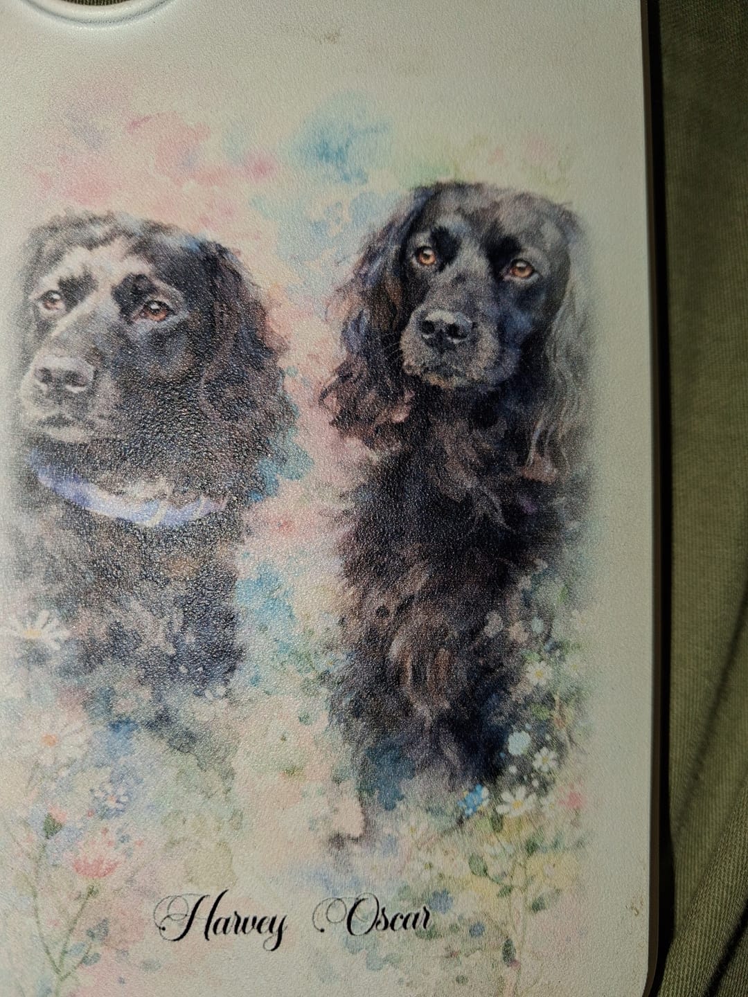 Customer photo review of Watercolour -  Personalised Poster
