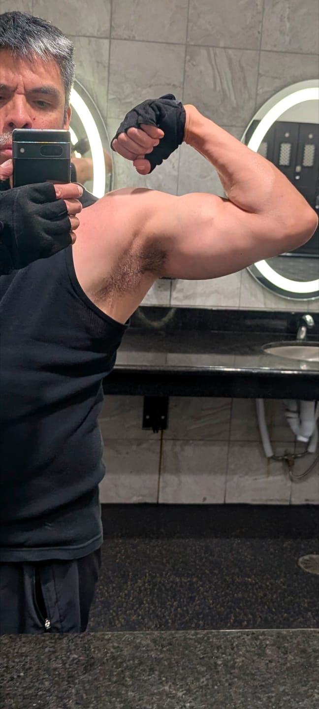 Customer photo review of Old School Muscle & Strength, Joint Friendly - 19-Nandro