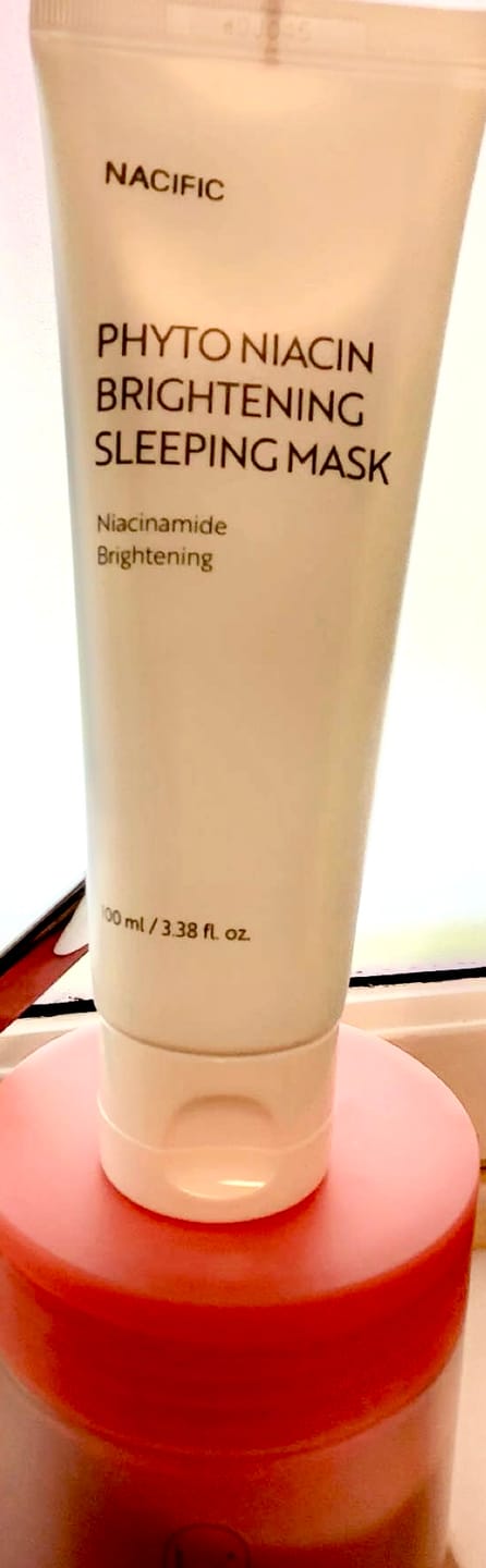 Customer photo review of NACIFIC Phyto Niacin Brightening Sleeping Mask (100ml) - Nattmaske for en jevn og klarere hudtone