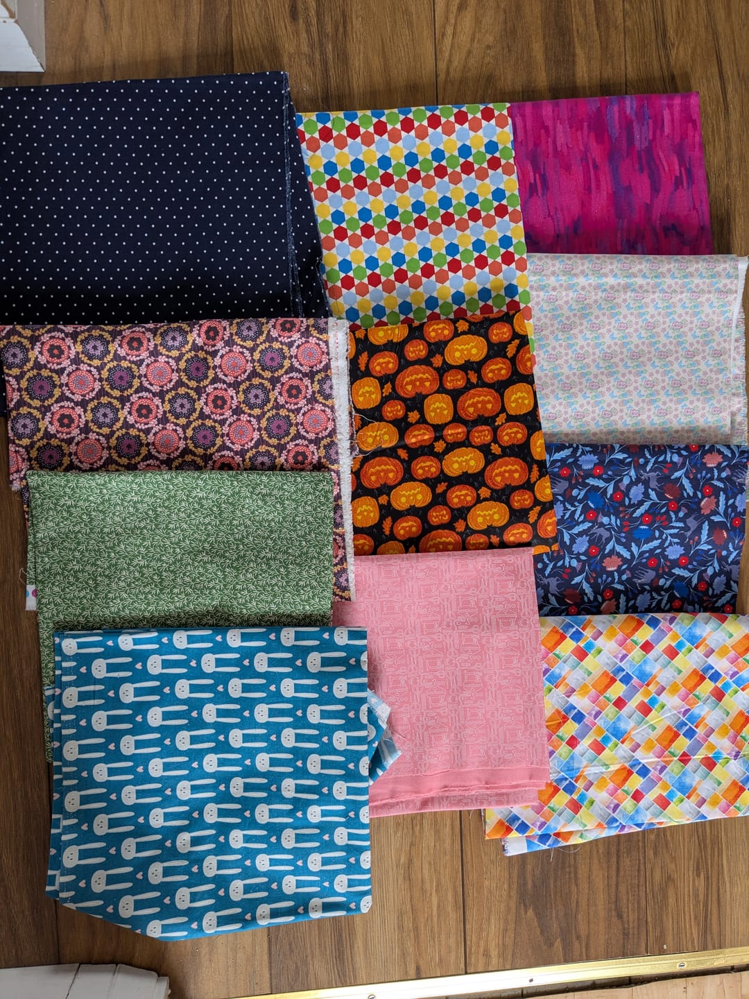 Customer photo review of Cotton Mystery Remnant Bundle