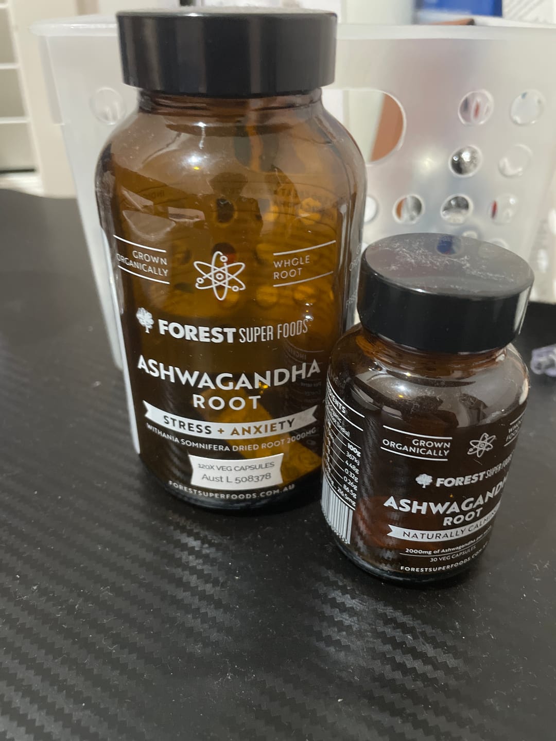 Customer photo review of Mini Pure Ashwagandha Root Capsules