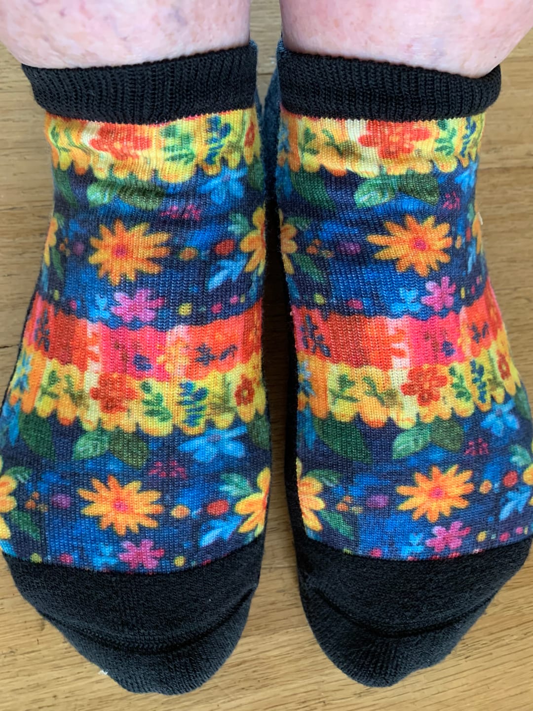 Customer photo review of Spring Picnic Ankle Socks