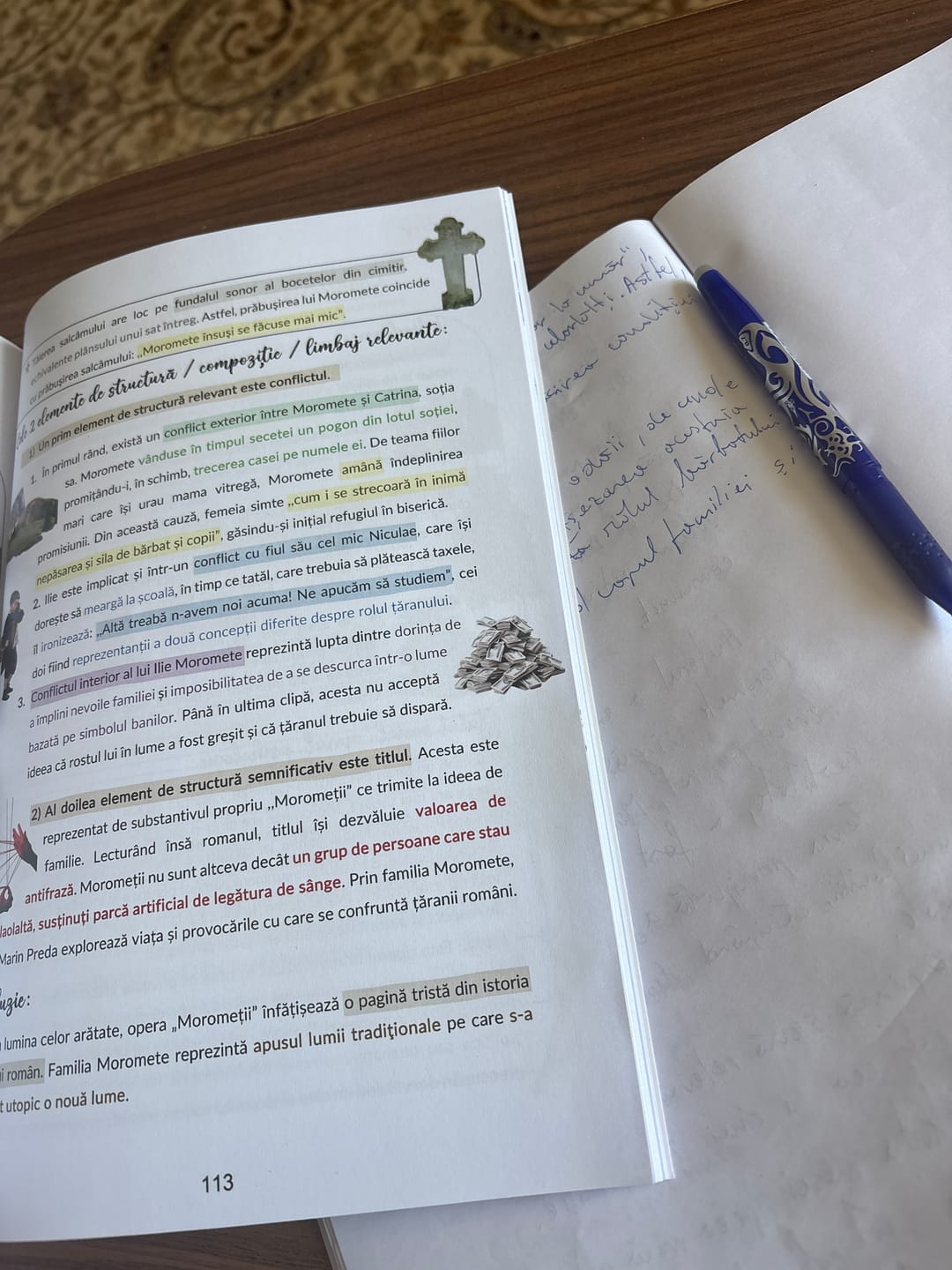 Customer photo review of Carte Română Bacalaureat Bacademia (temă și viziune, caracterizare, relație) - Ediția II