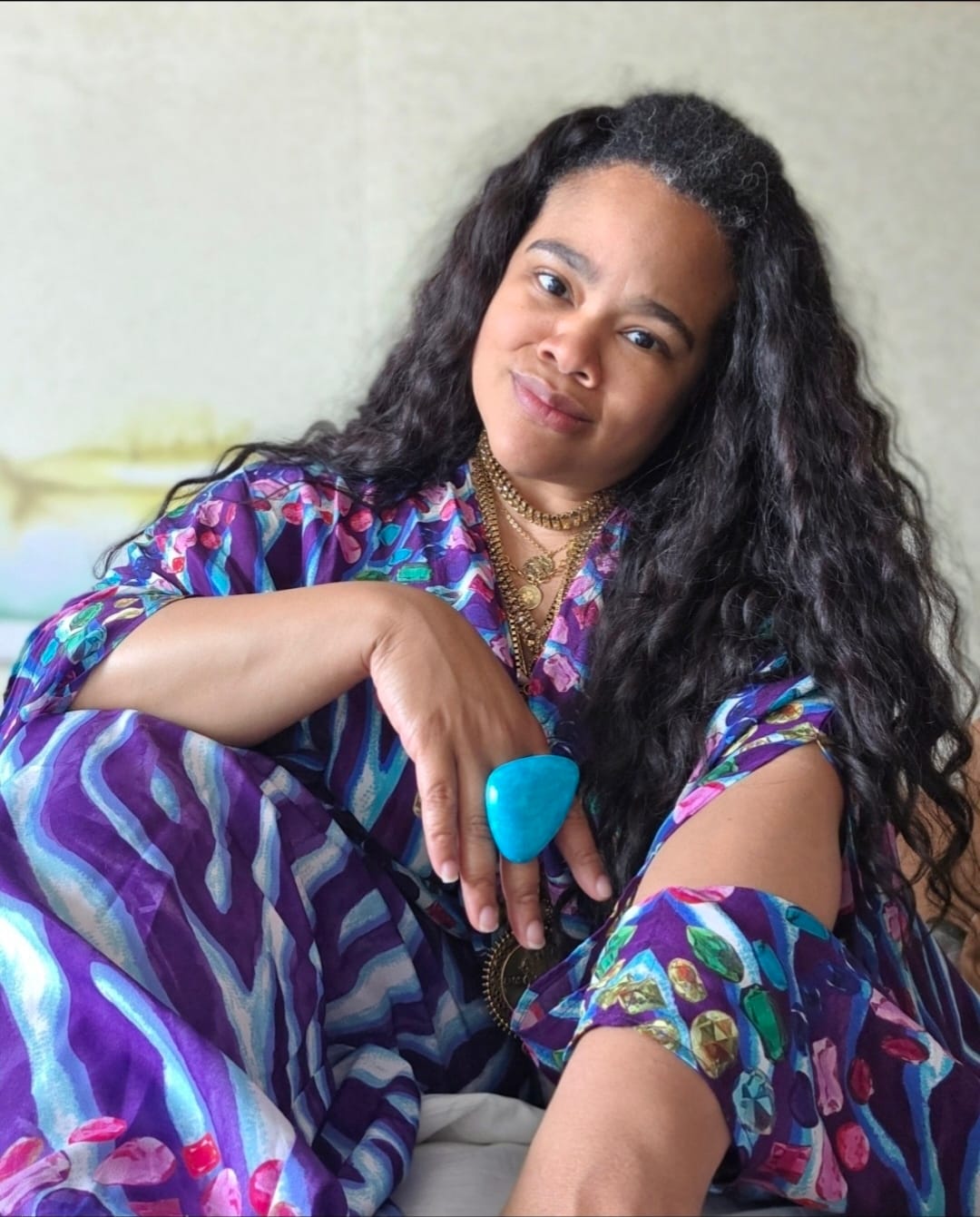 Customer photo review of Marisol Goddess Kaftan