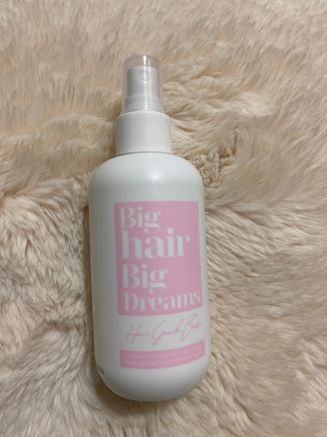 Customer photo review of Booster Pousse - Peptides, biotine et panthénol - 200ml