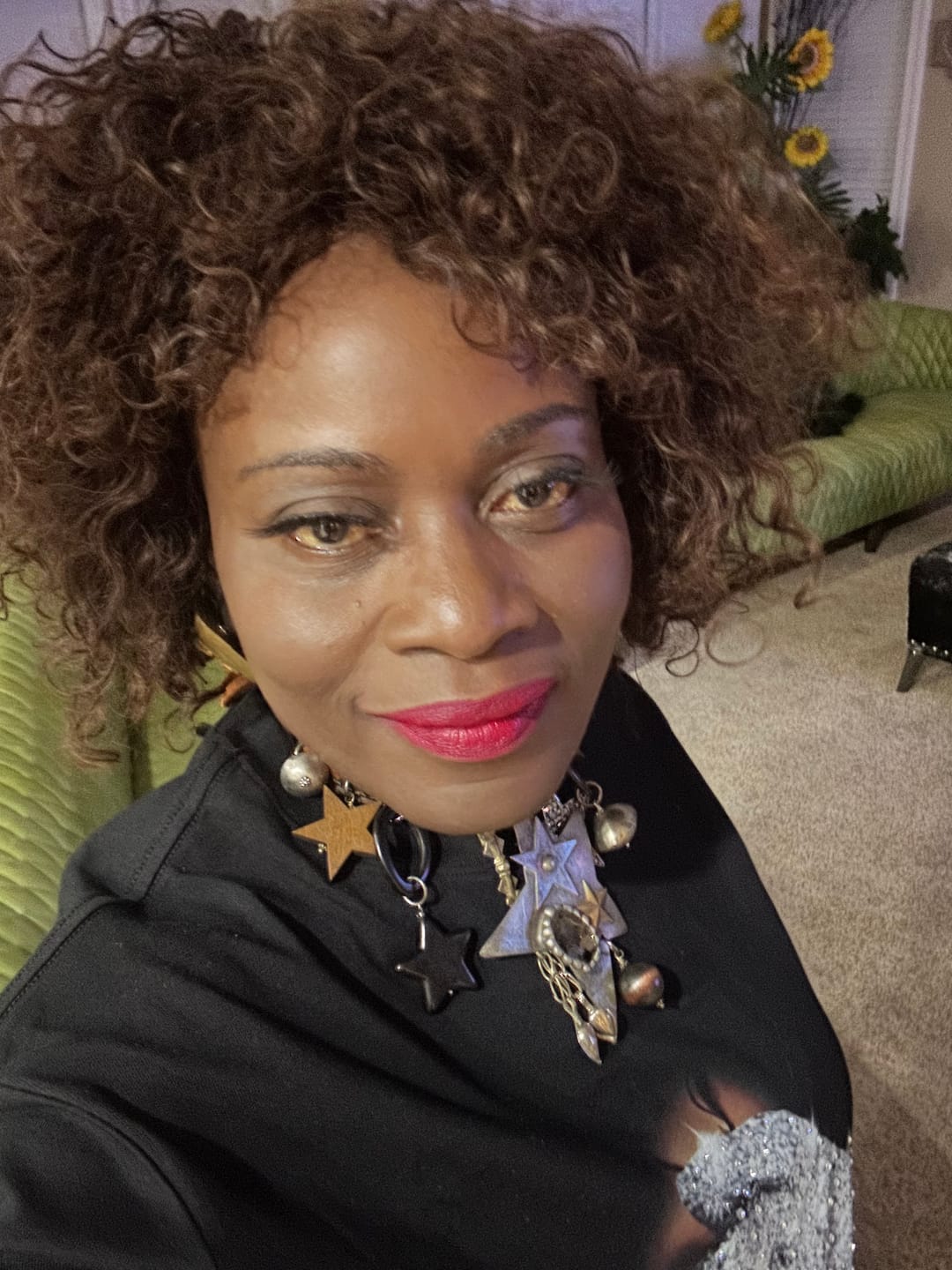 Customer photo review of Lone Star State Handmade Leather Choker