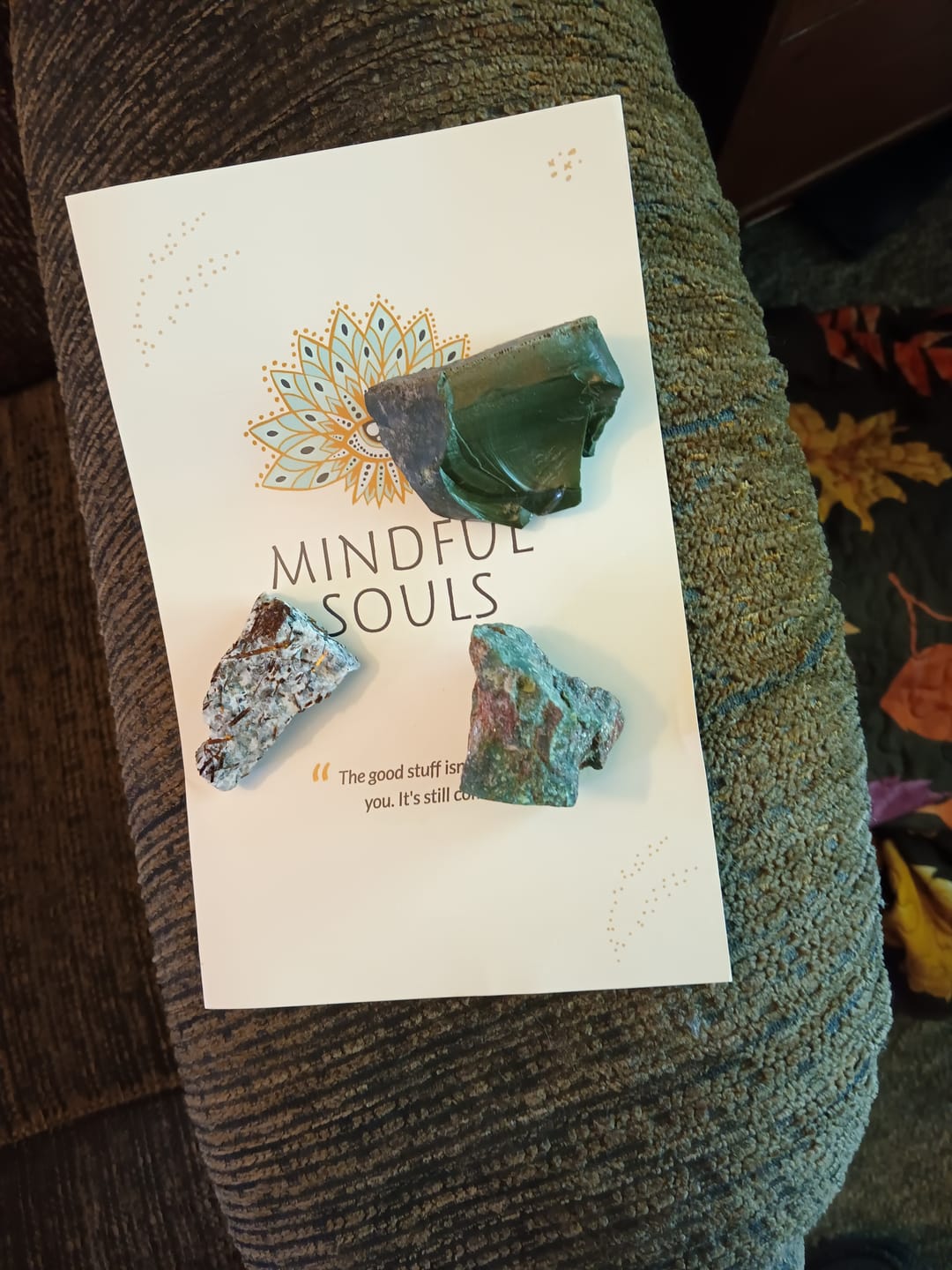 Customer photo review of Crystal Mystery Bag: Pure Emerald Edition