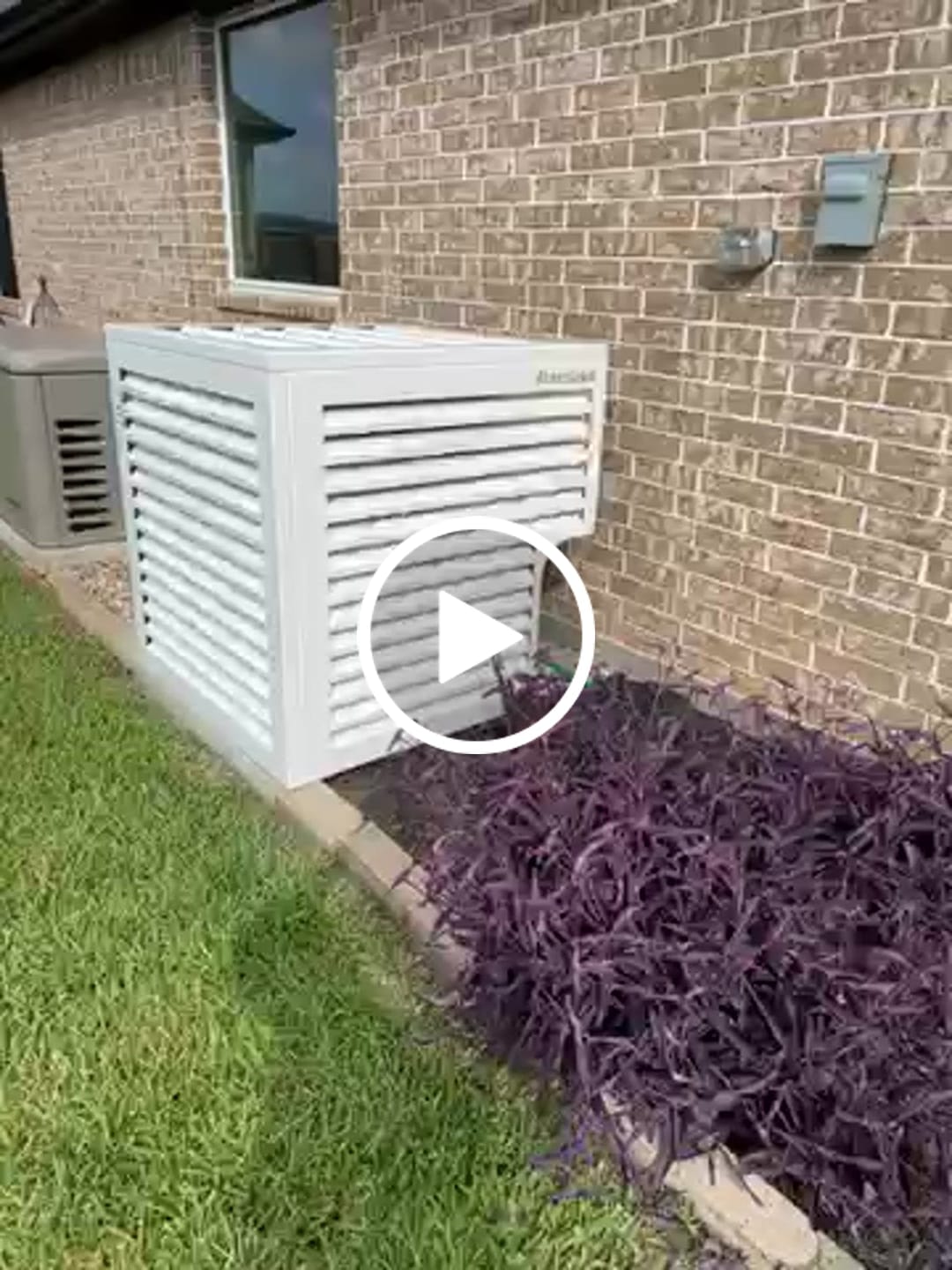 Customer video review of Central AC Cover - White