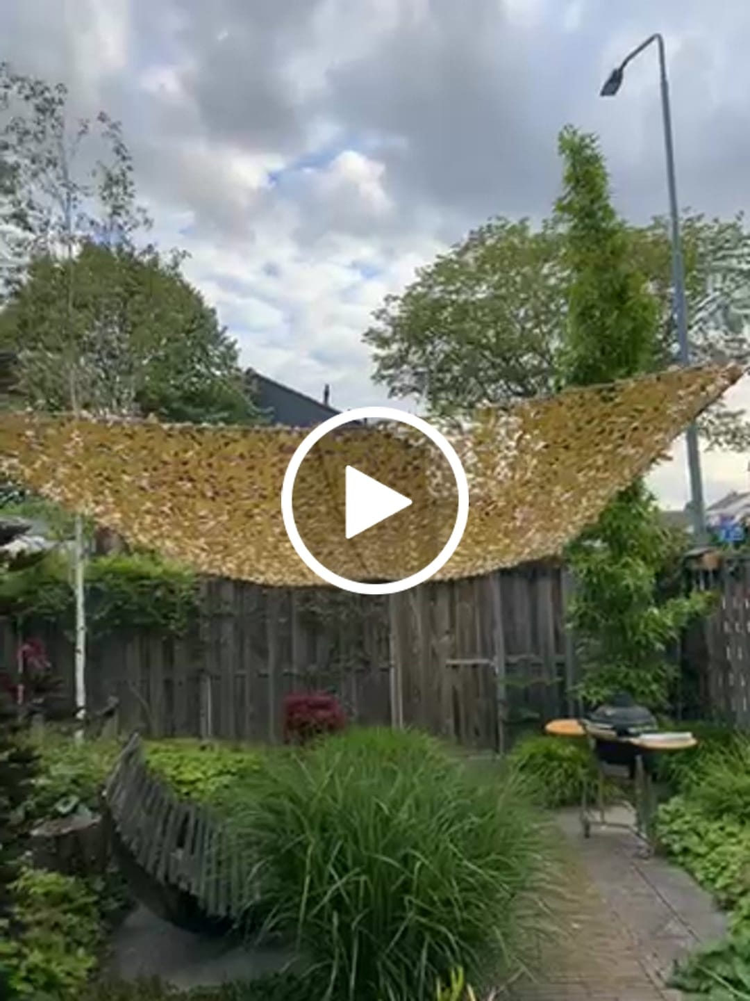 Customer video review of Beige camouflagenet