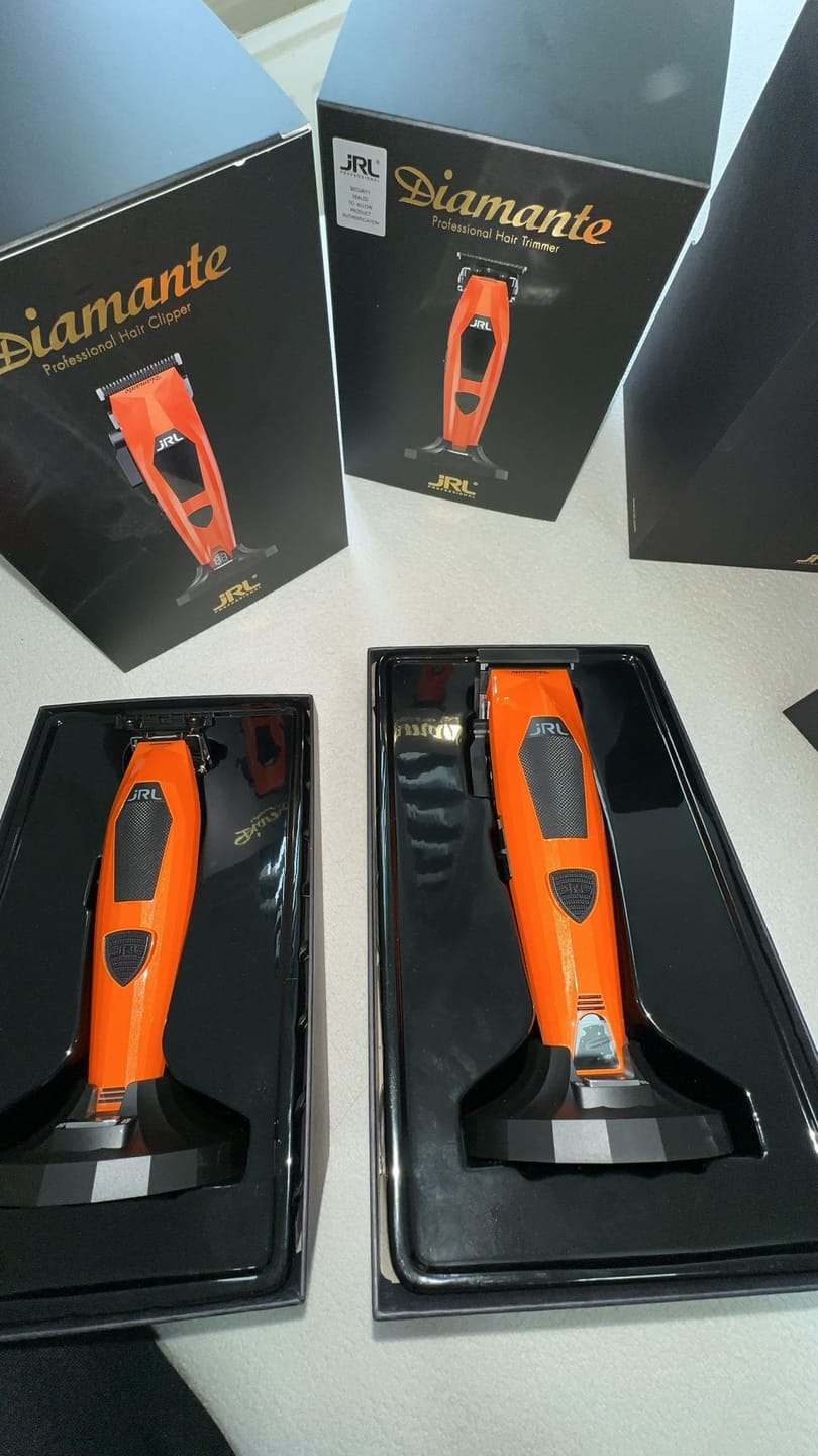 Customer photo review of JRL Diamante Clipper and Trimmer Combo Orange