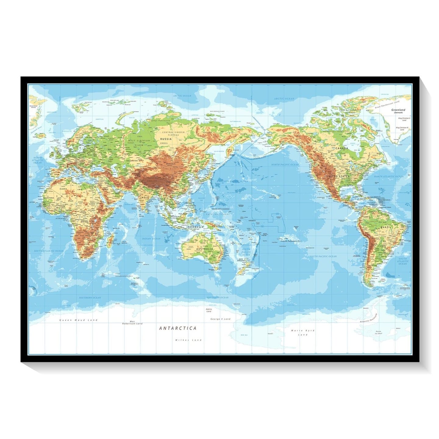 Customer photo review of World Map, Map Art