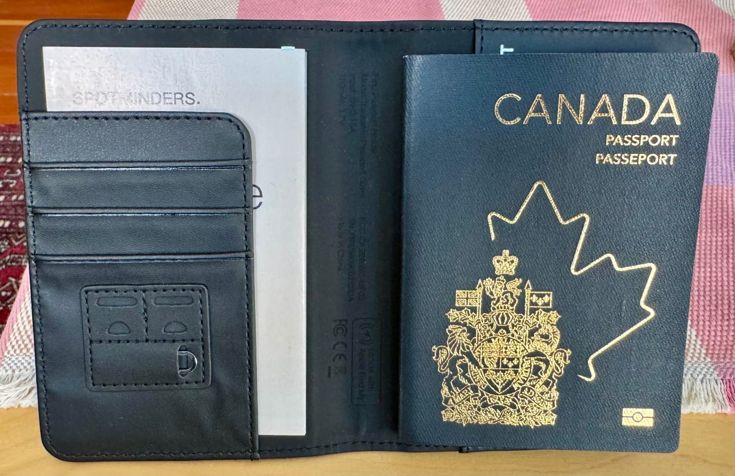 Customer photo review of Trackable Passport Cover