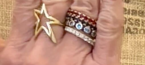 Customer photo review of Estrella Star Ring
