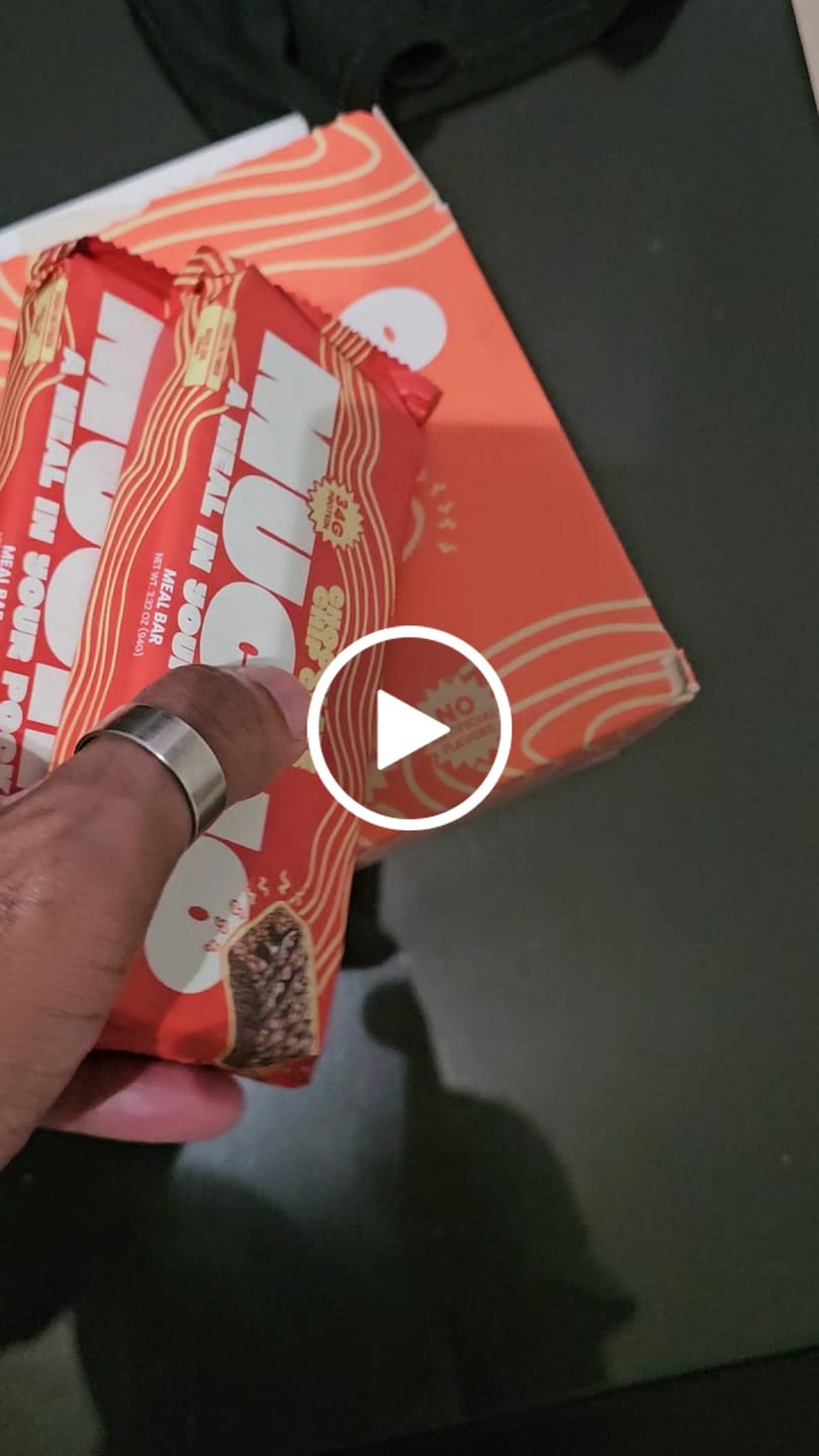 Customer video review of MEAL BARS