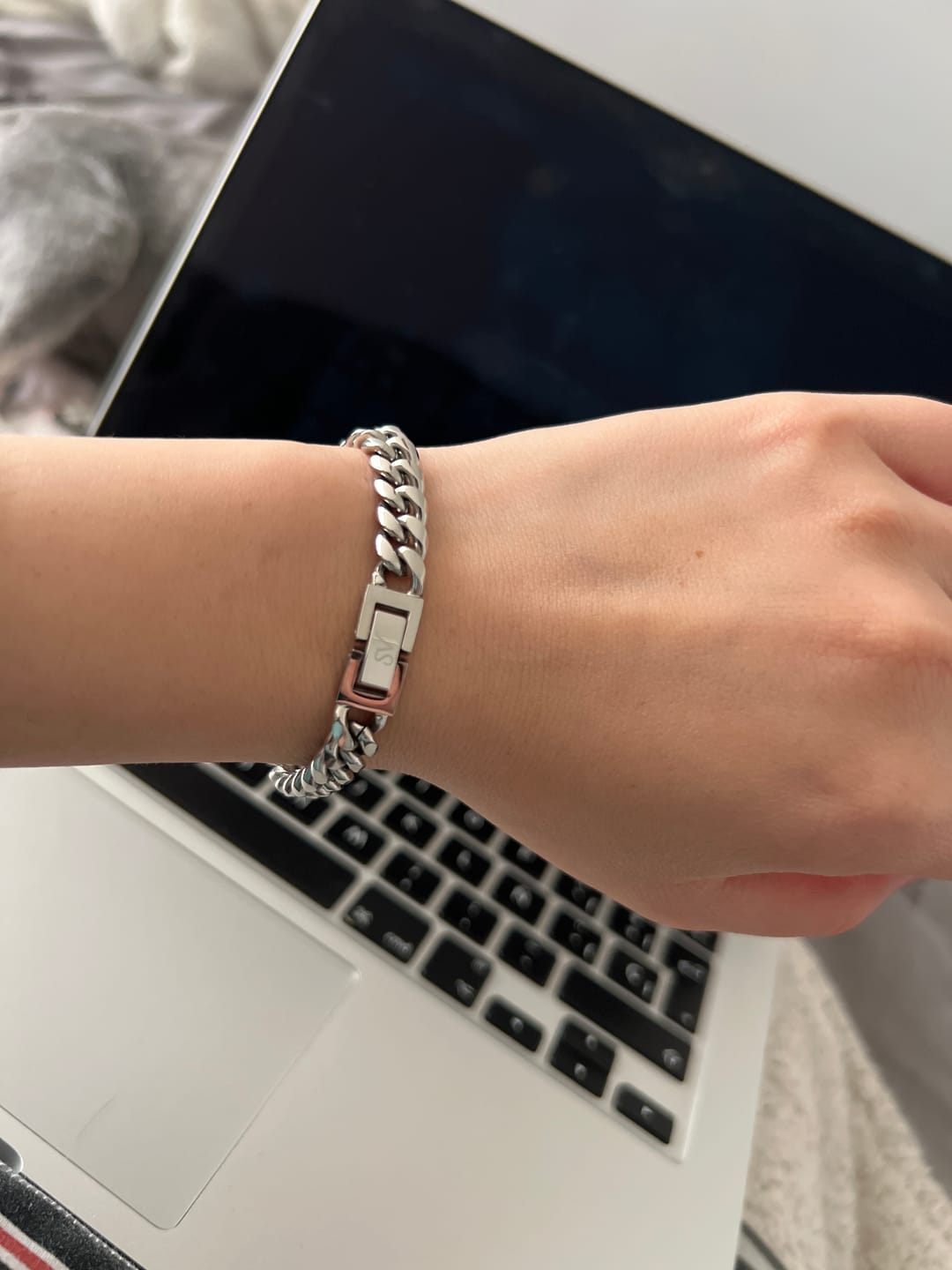 Customer photo review of Pulsera Cuban 8mm