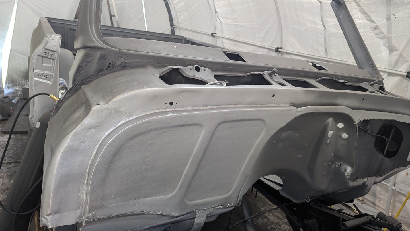 Customer photo review of 1967-72 Chevrolet C10  Truck / Blazer - Firewall Filler Panel - Classic Bead Roll - Model E