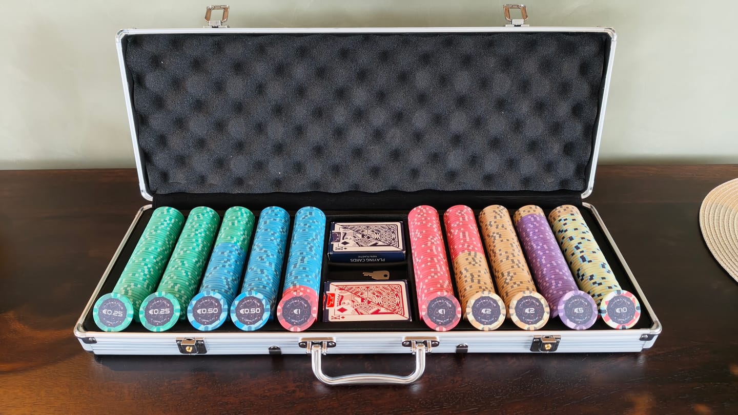 Customer photo review of Custom Ceramic Poker Chips