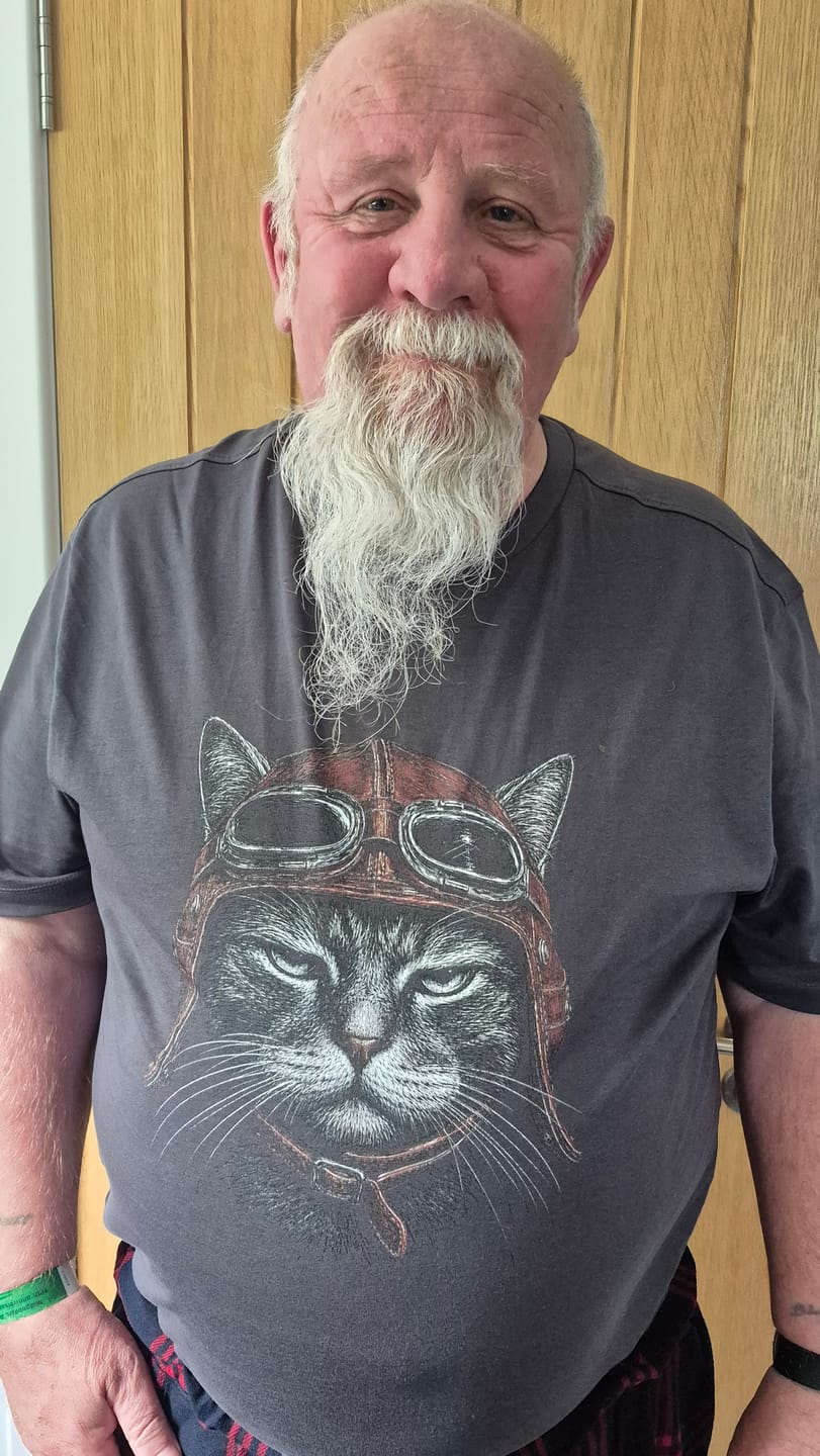Customer photo review of CAT-HELMET-044 T-Shirt