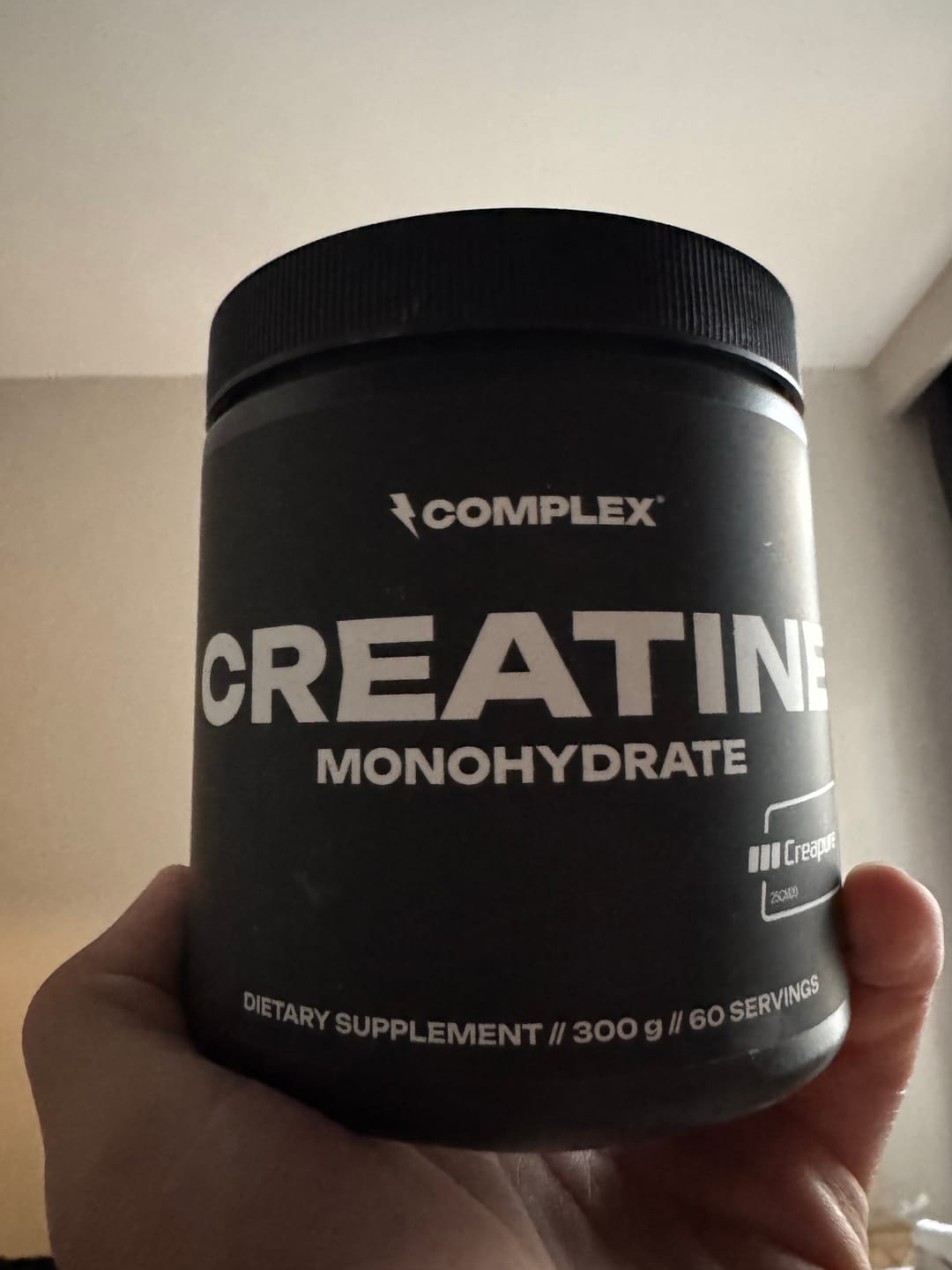 Customer photo review of Creatine Monohydrate