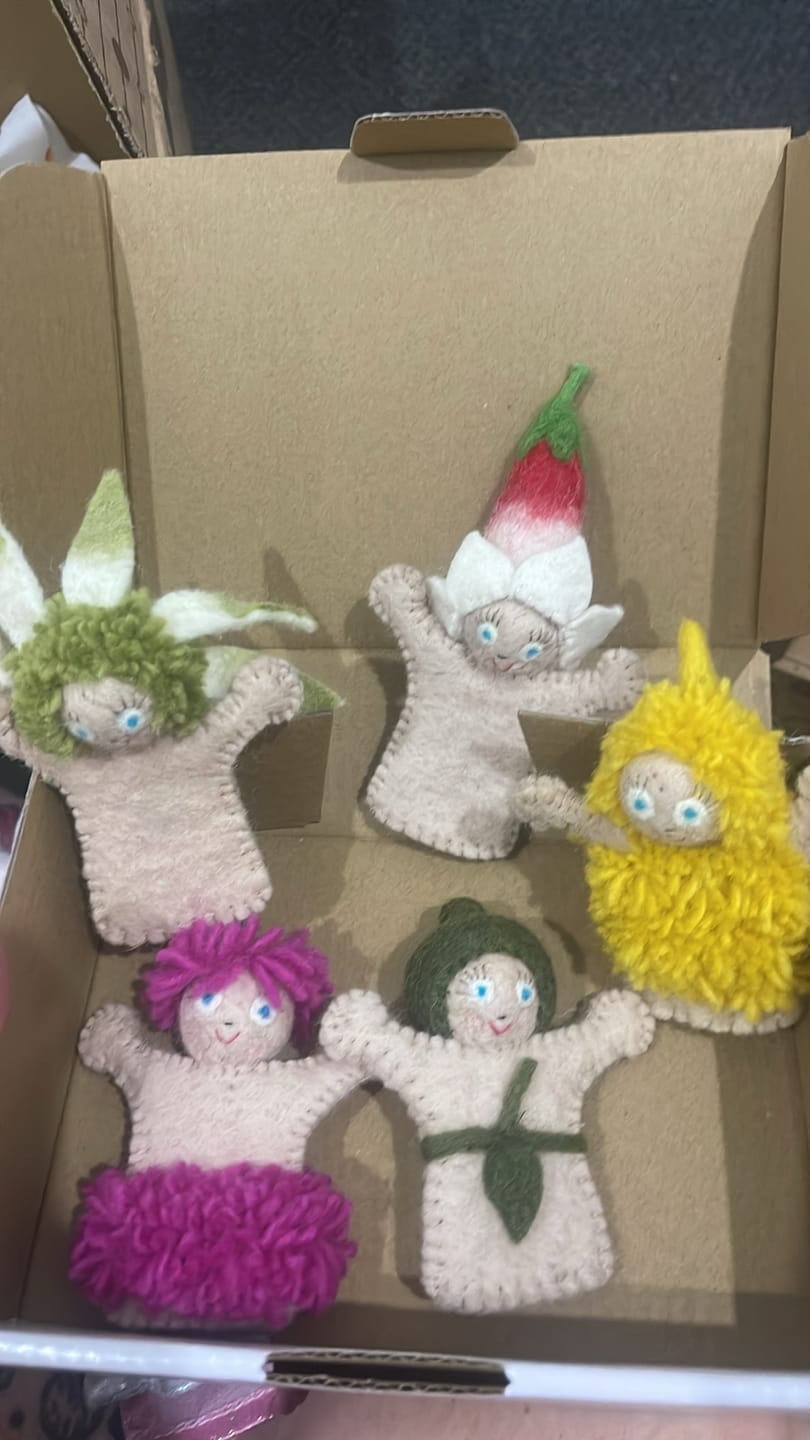 Customer photo review of May Gibbs x Tara Treasures  - Bush Babies Finger Puppets Set