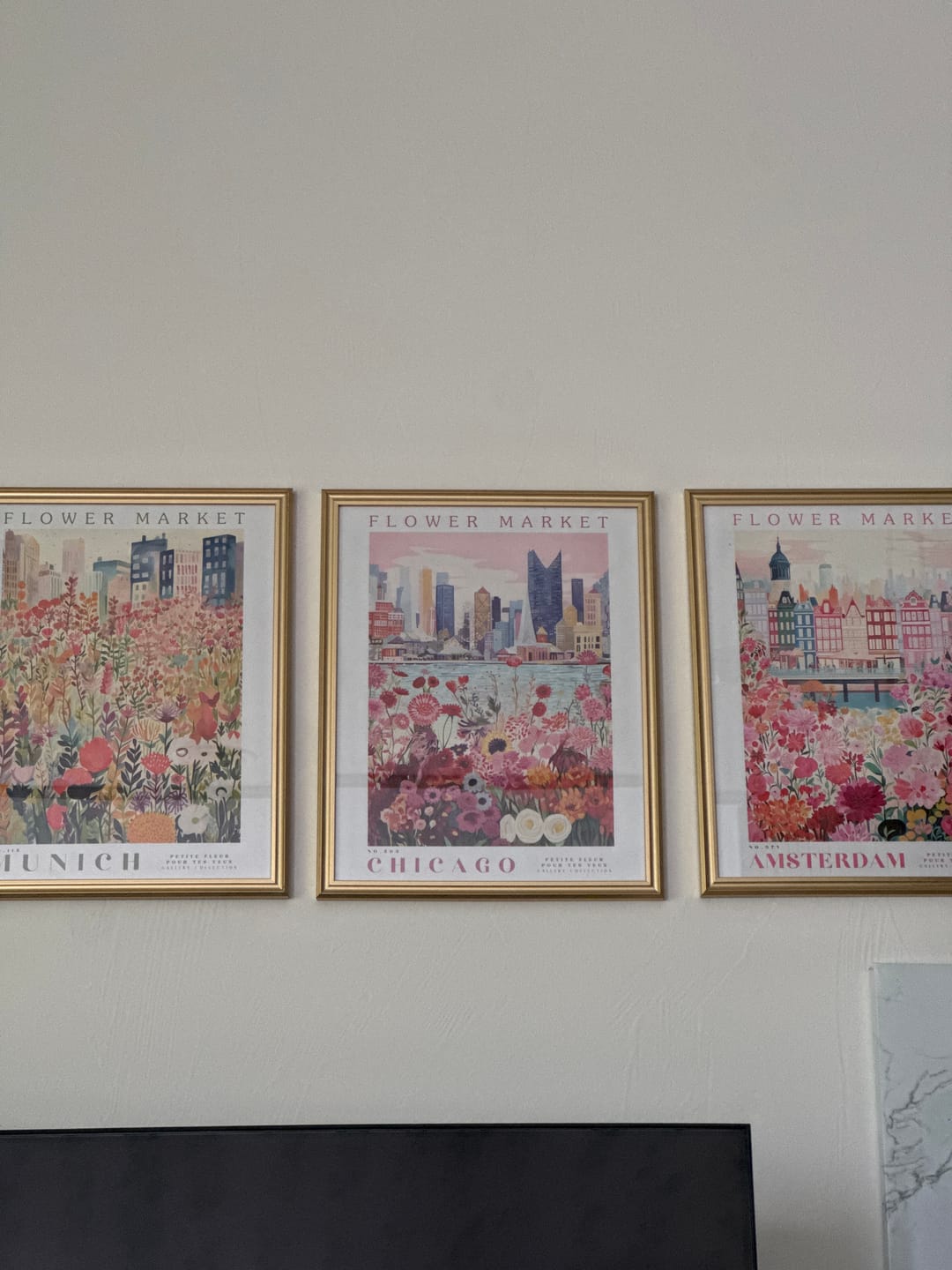 Customer photo review of Chicago Flower Poster