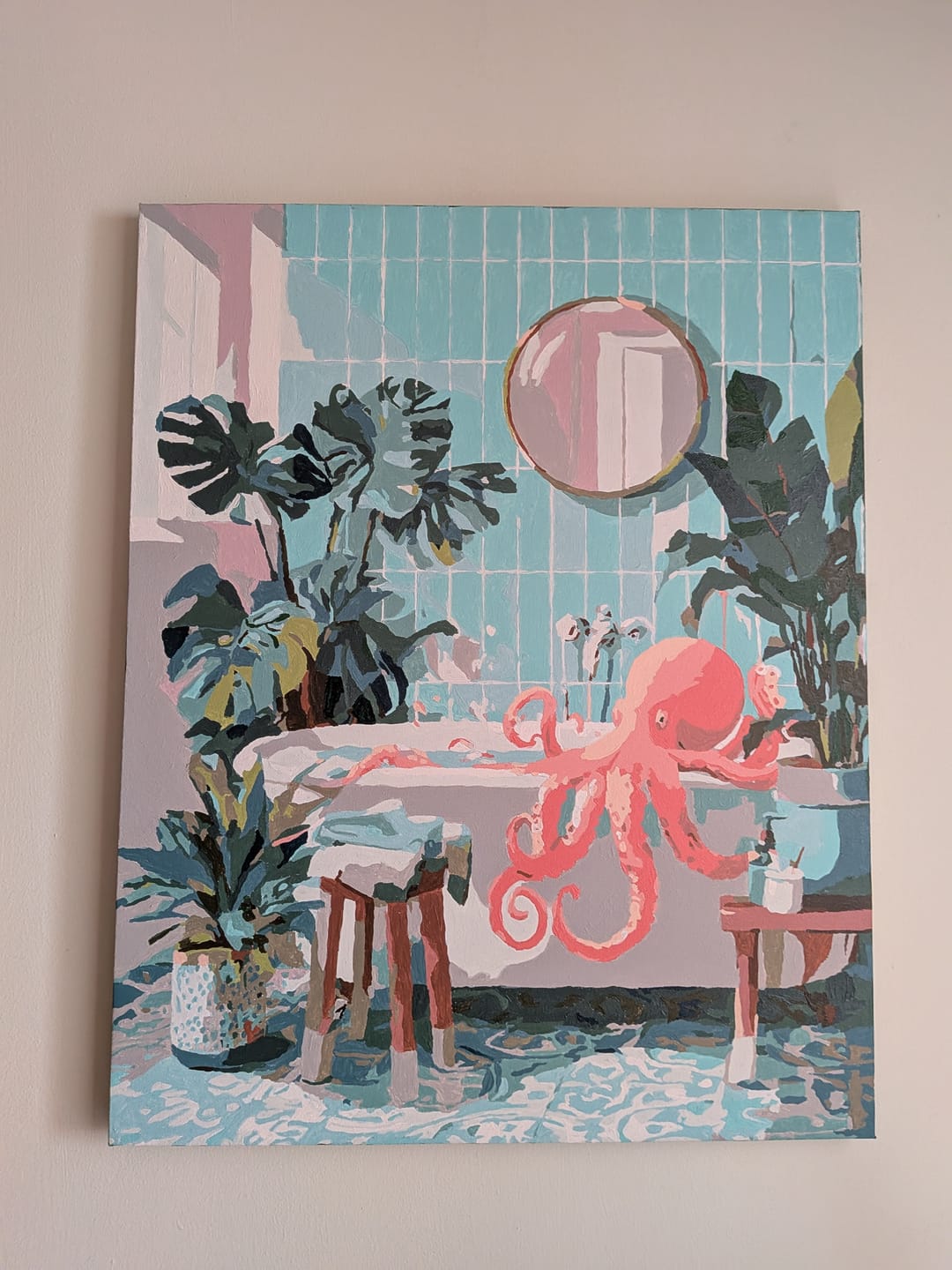 Customer photo review of Octo bath | Paint by Number