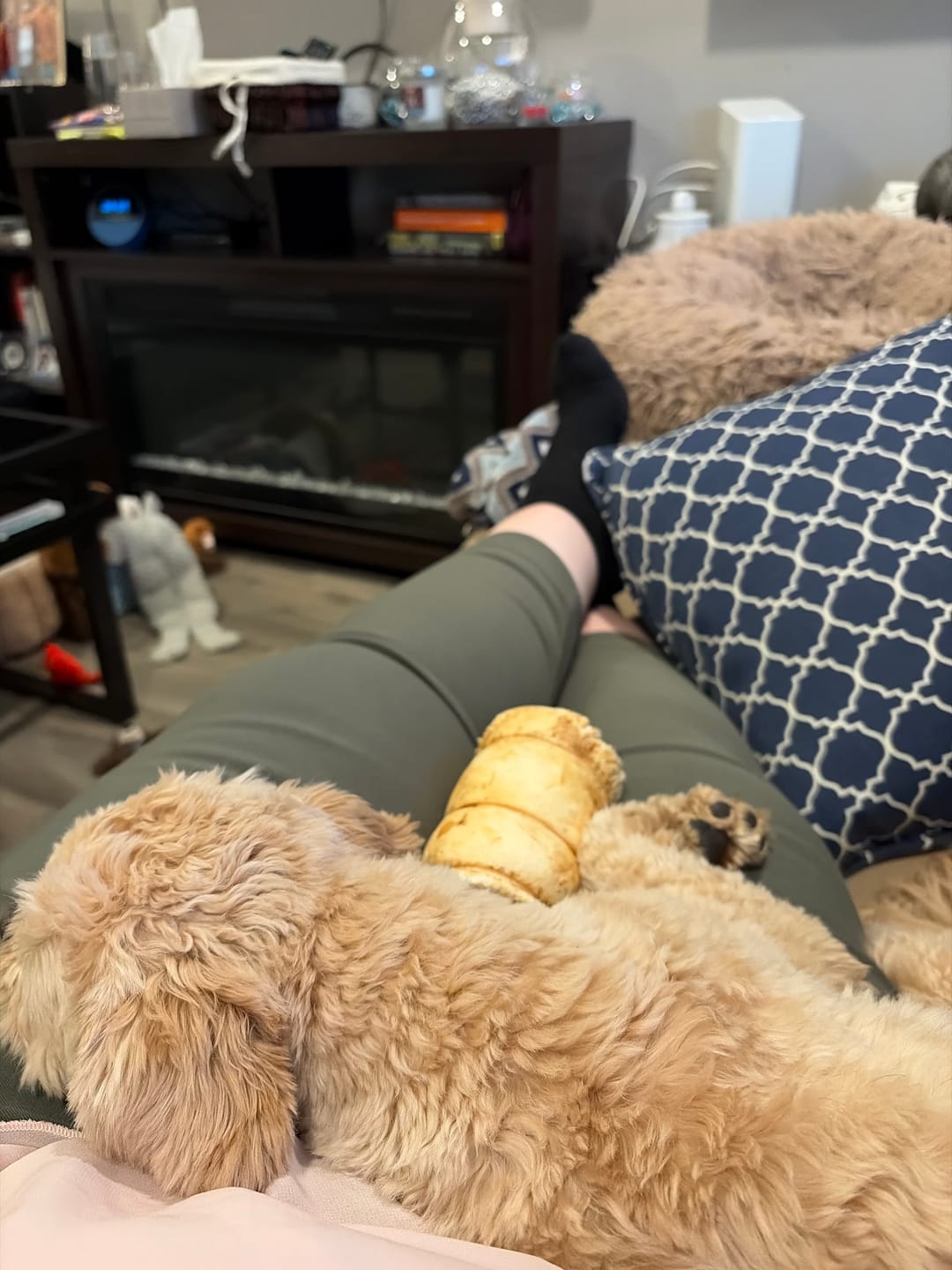 Customer photo review of 5-6 Inch Peanut Butter Cheek Roll