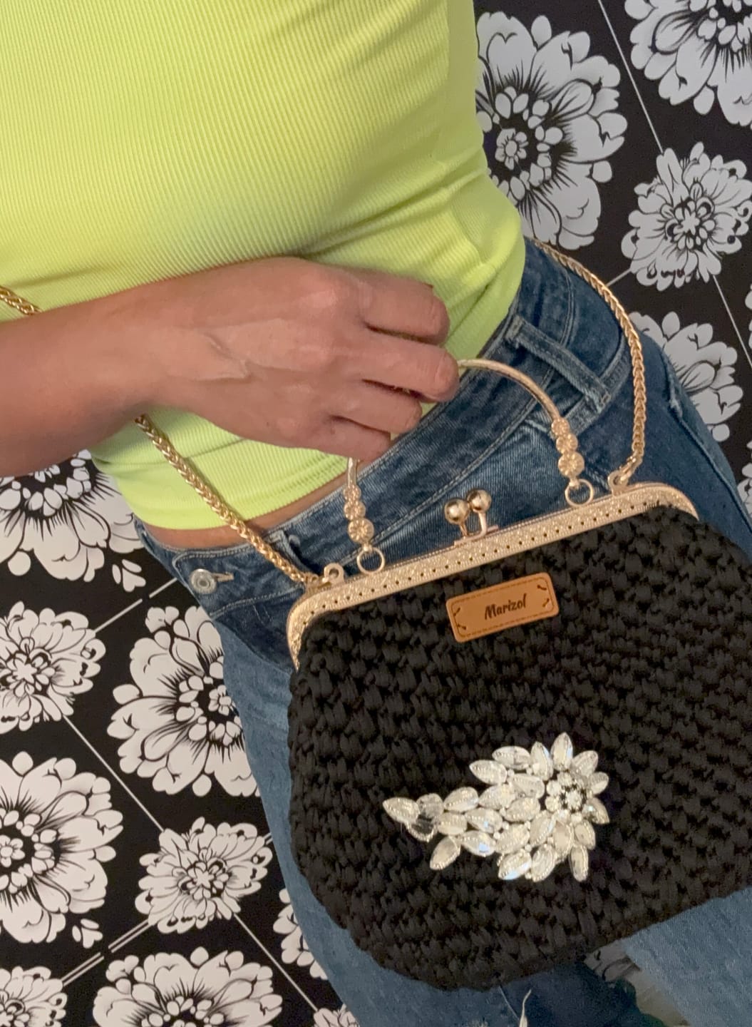 Customer photo review of Lotus Handbag DIY KIT