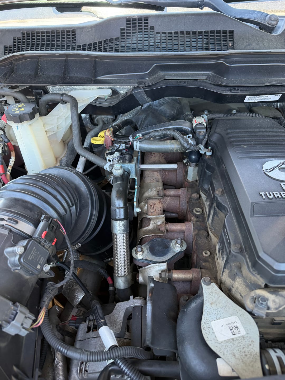 Customer photo review of Ram 2500/3500 Cummins 6.7L EGR & Cooler Delete Kit (2010-2025)