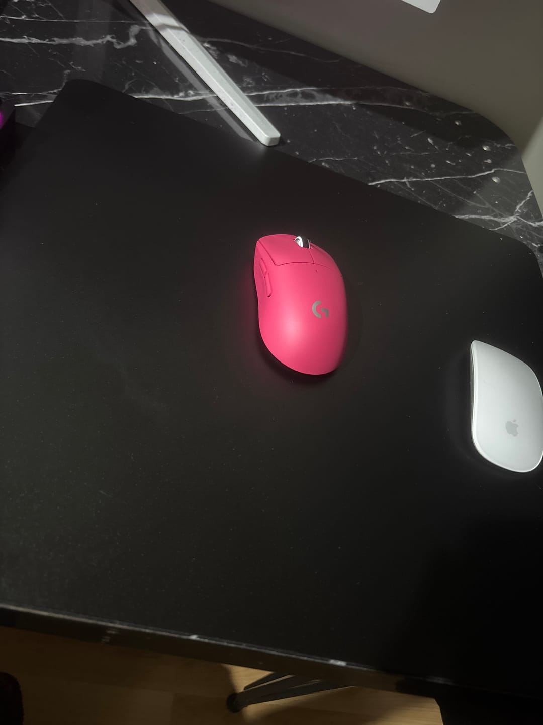 Customer photo review of Wraith Blade Y Hard Mousepad