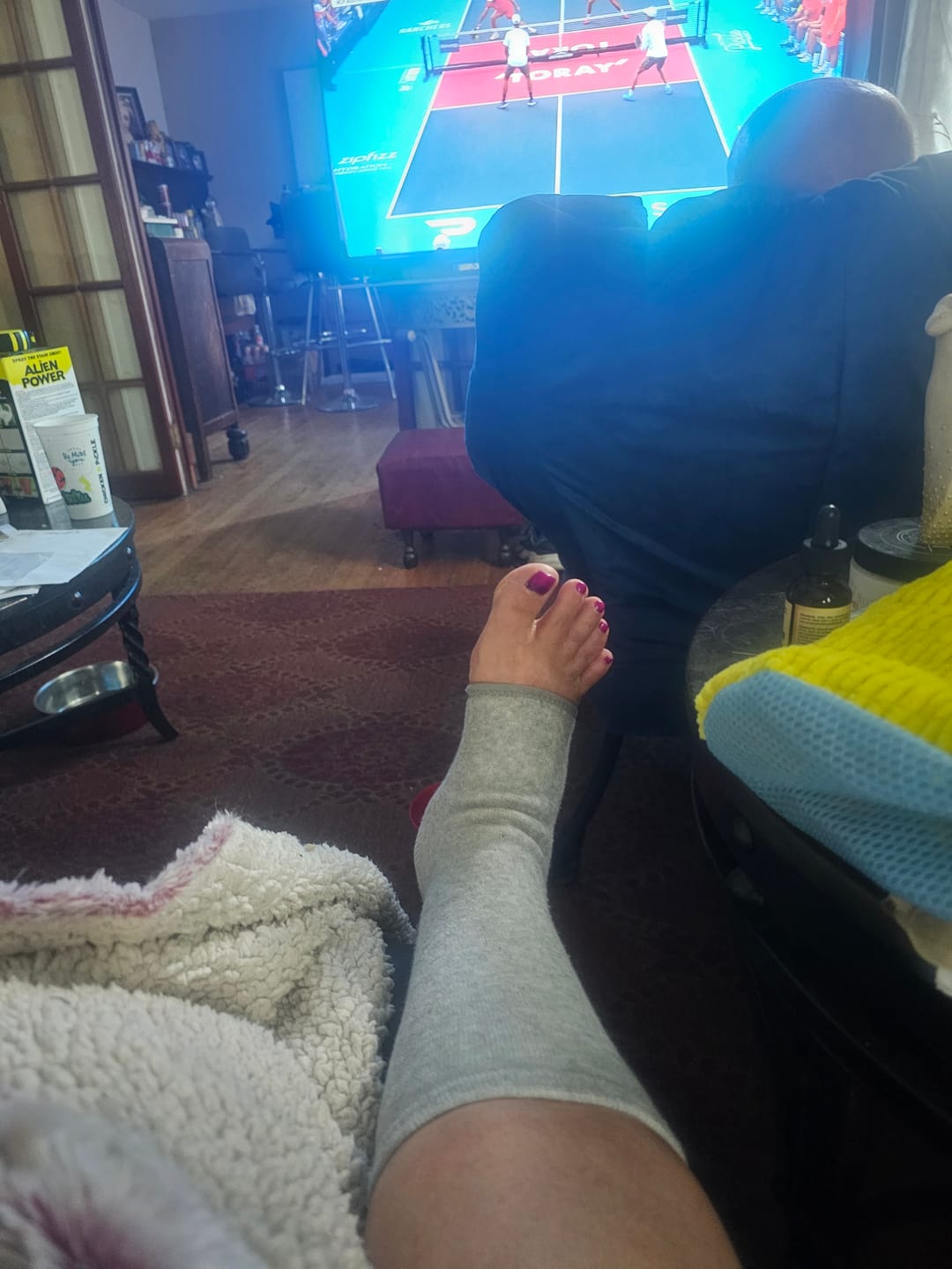 Customer photo review of Premium Anti-Fatigue Bamboo Footsleeves