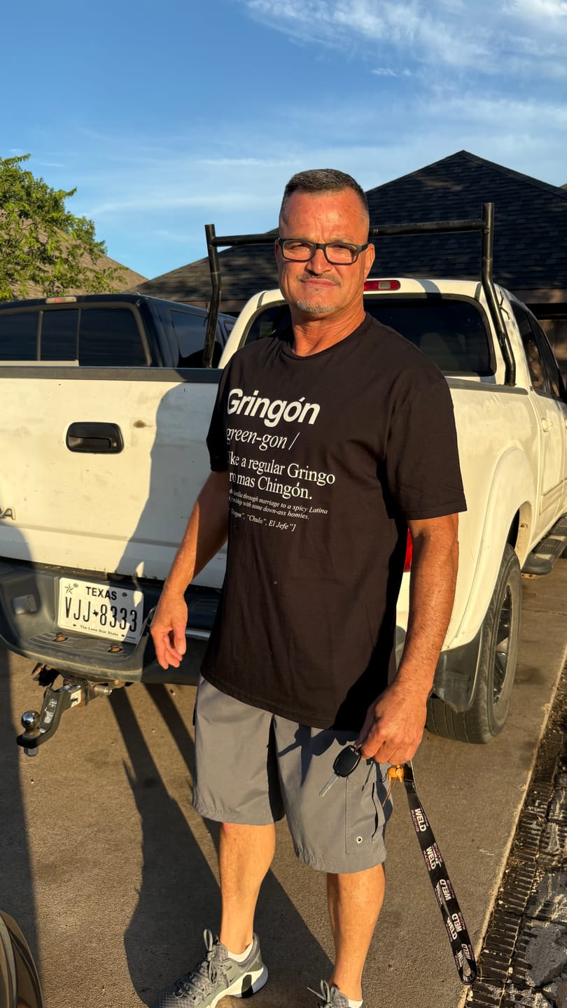 Customer photo review of El Gringon OG Old School T-Shirt