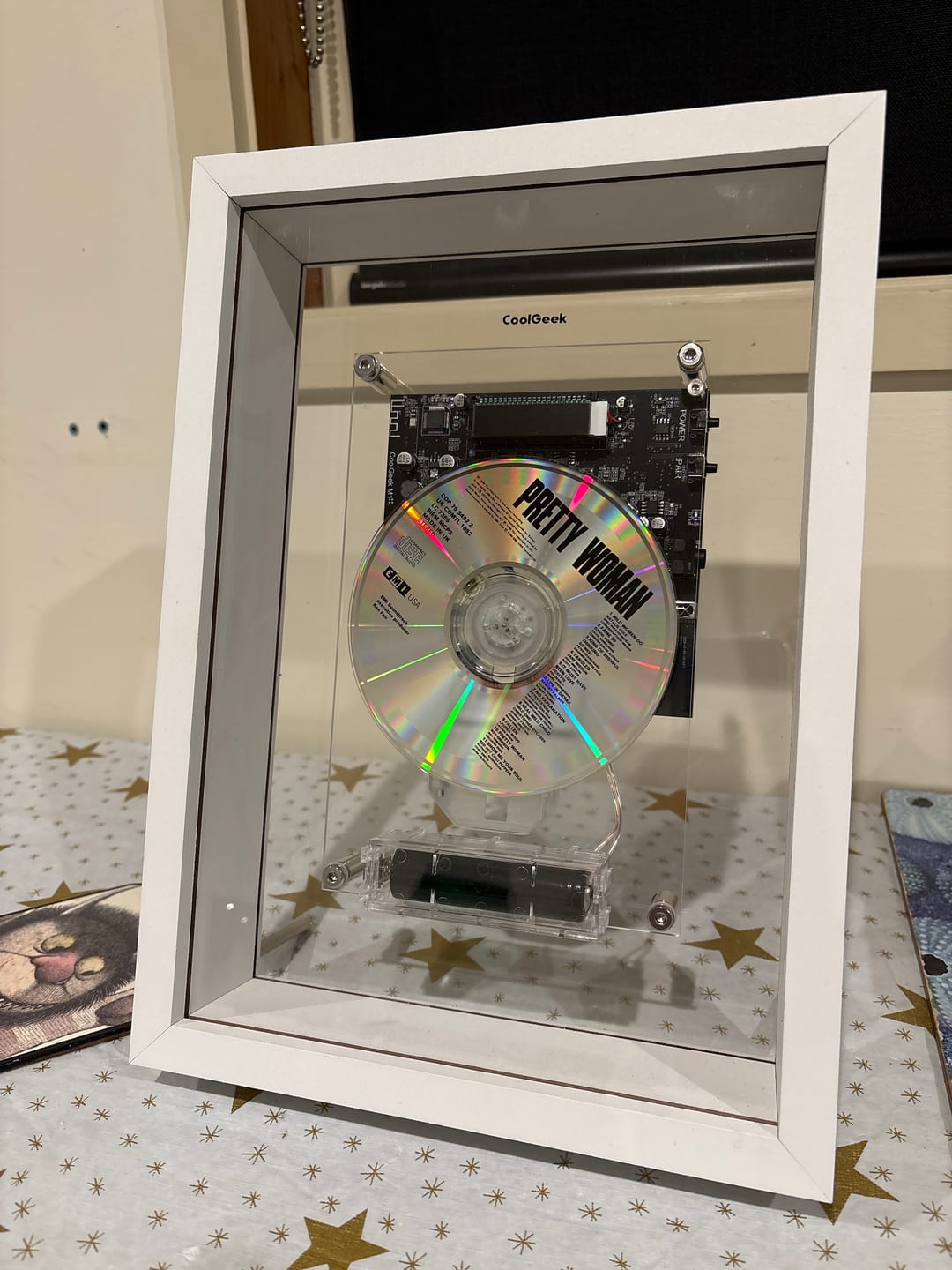 Customer photo review of M1 Music Frame CD Player