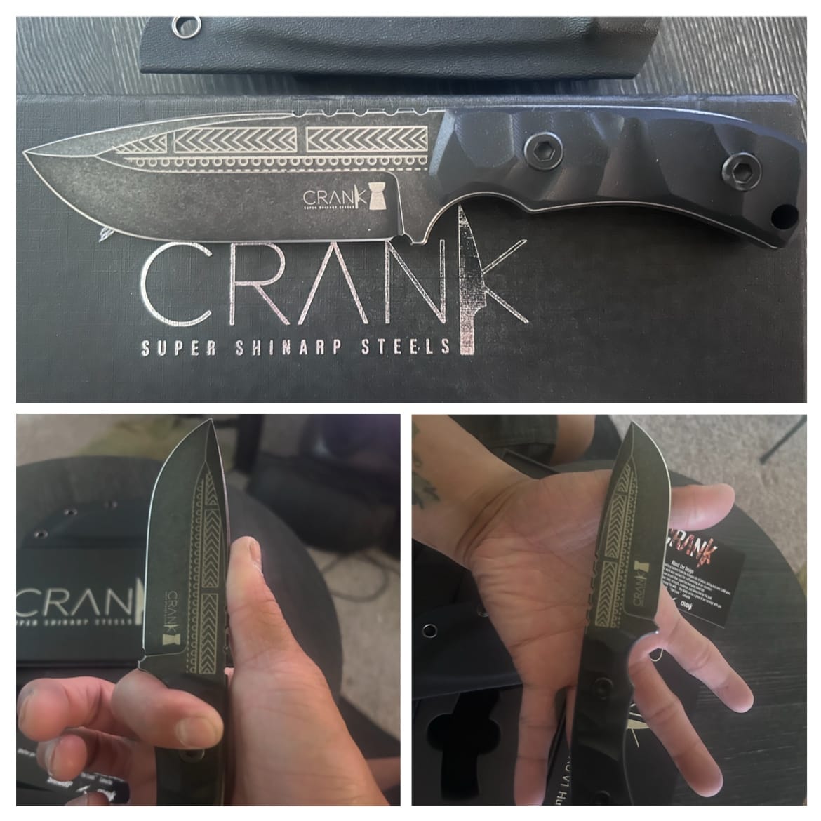 Customer photo review of ACHUGAO HUNTING KNIFE