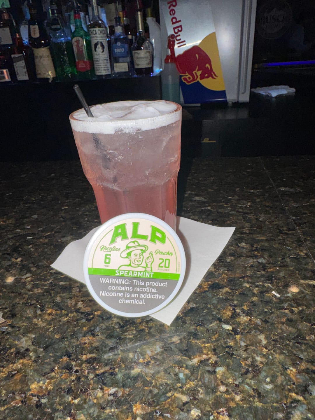 Customer photo review of Spearmint Nicotine Pouches