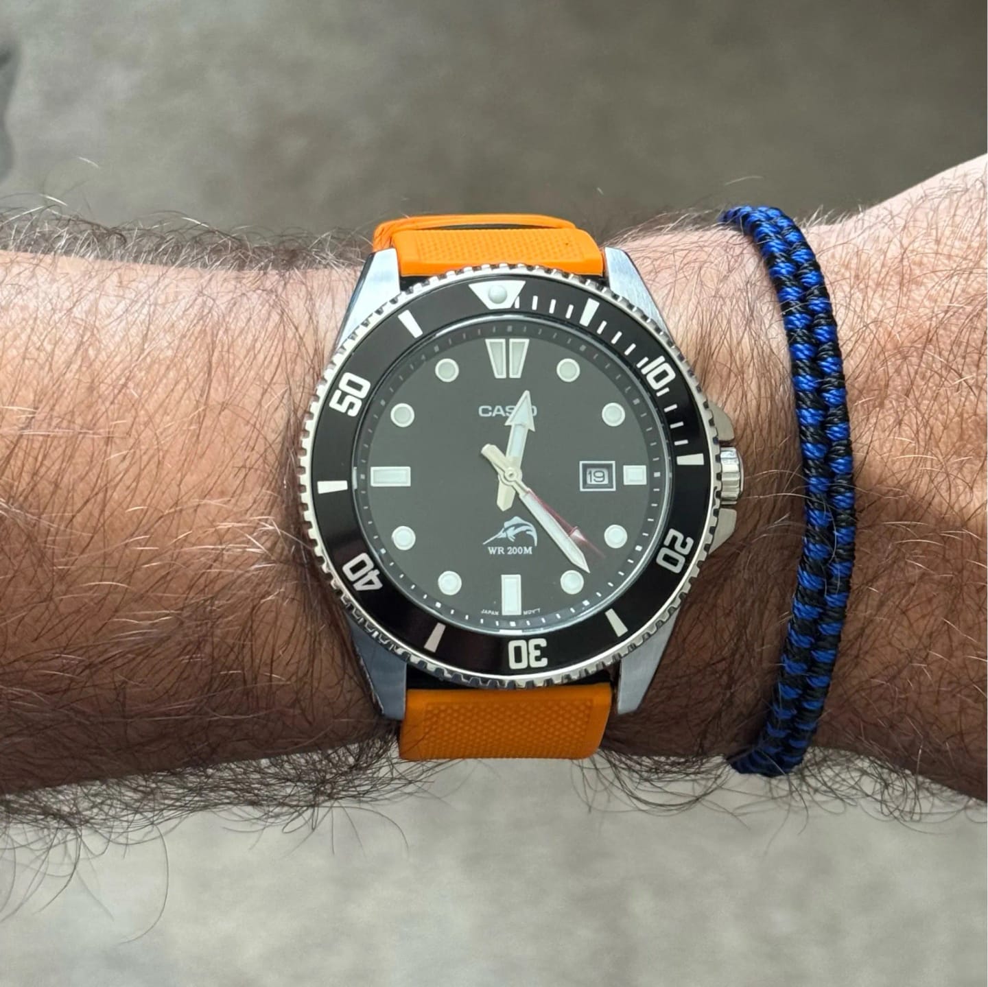 Customer photo review of Motorola Moto Silicone Quick Release Watch Band Strap, Water Resistant