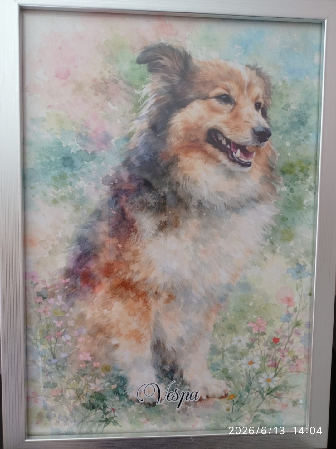 Customer photo review of Aquarelle - Poster personnalisé