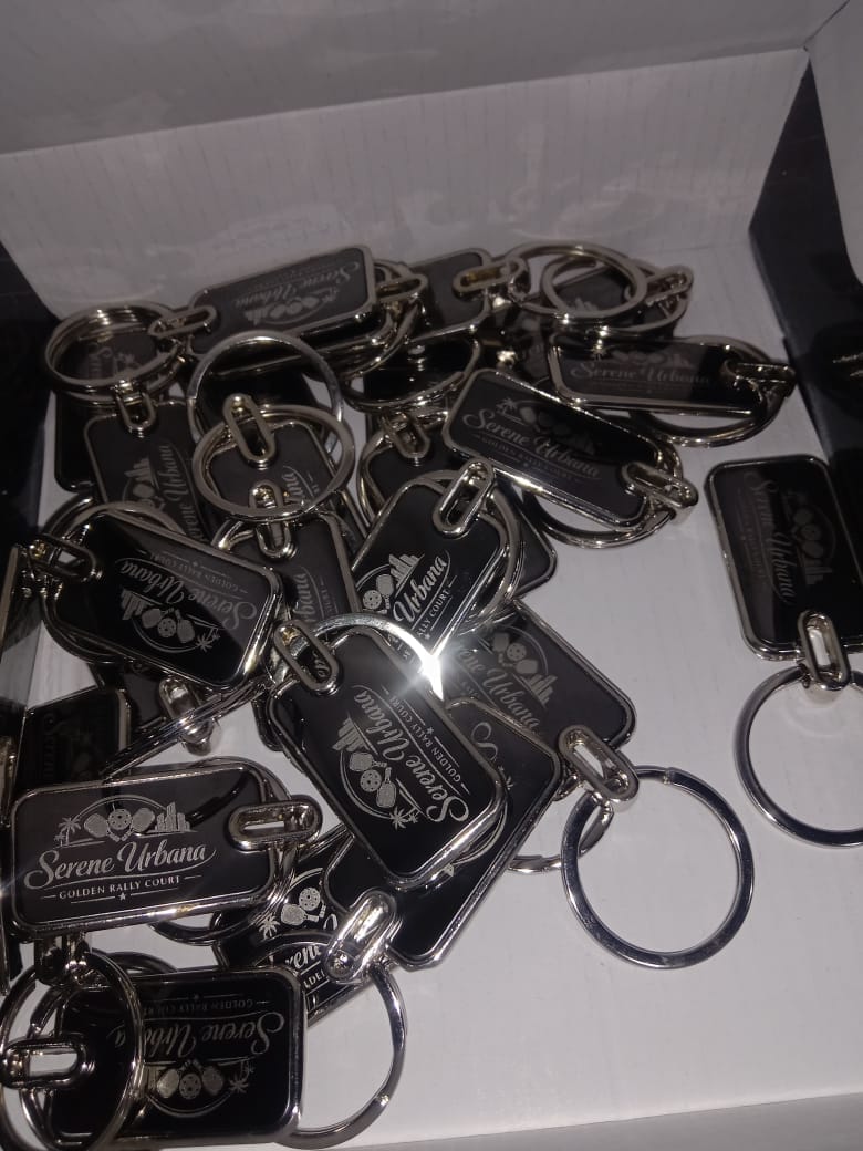 Customer photo review of Premium Metal Keychain | Best for Corporate Gifting | PrintMine.in