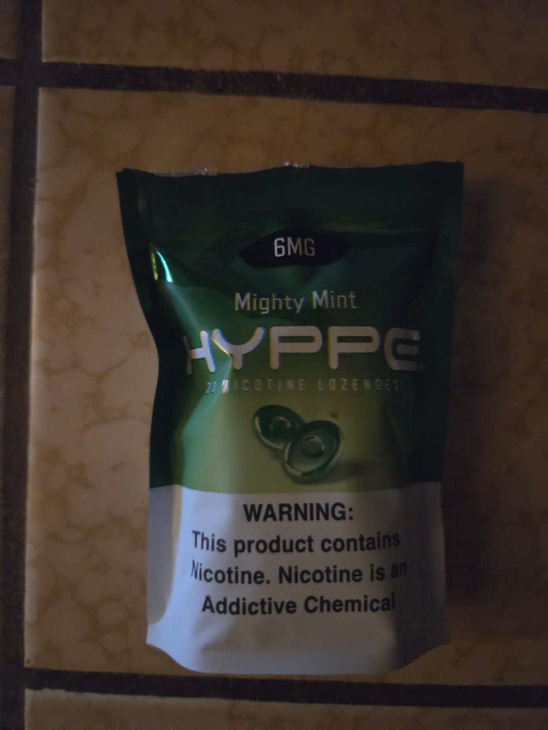 Customer photo review of Nicotine Lozenges
