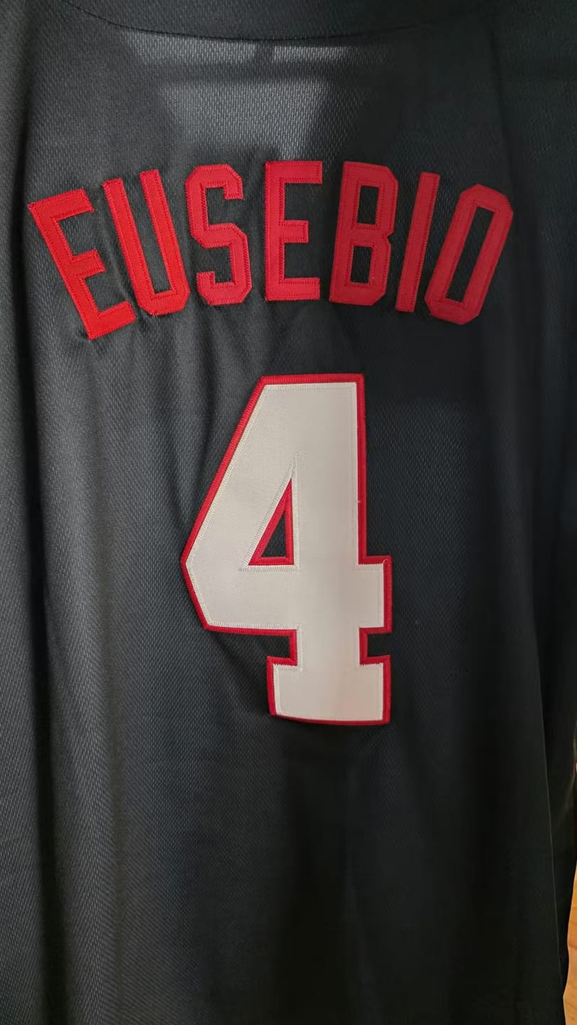 Customer photo review of Dominican Republic Heritage Custom Baseball Jersey