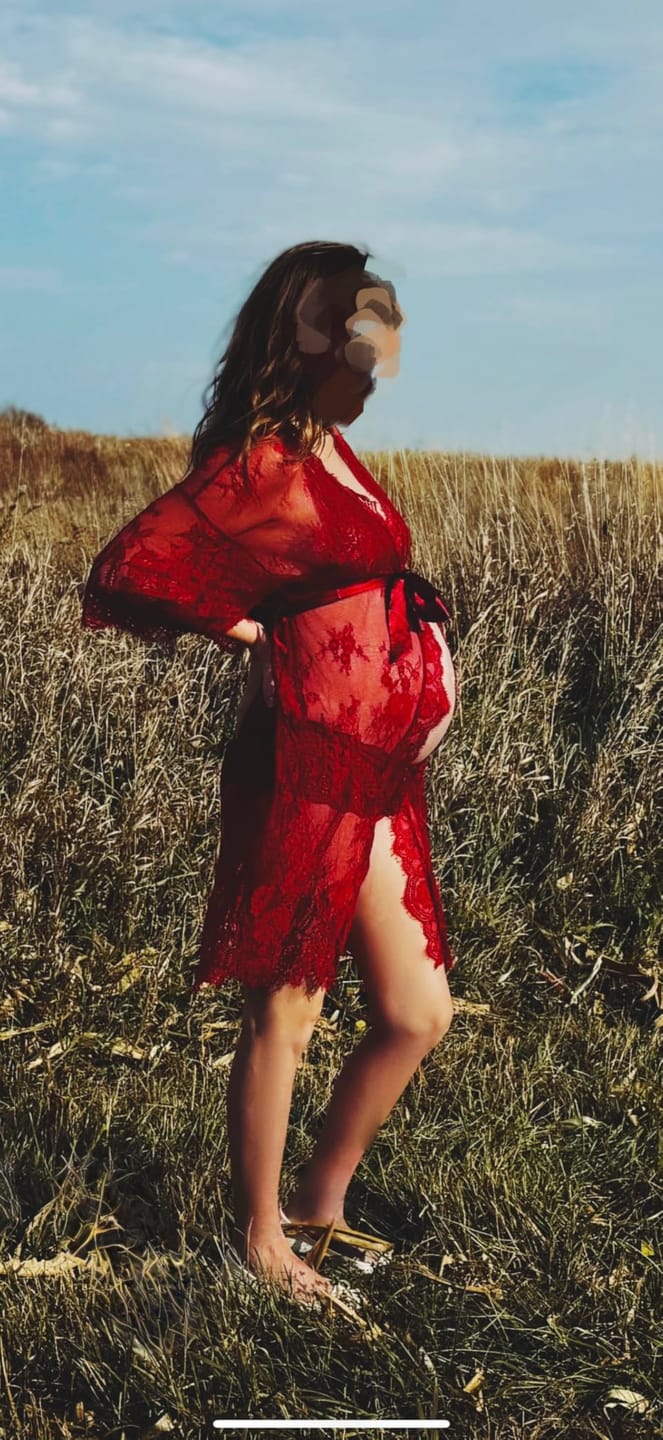 Customer photo review of Ensemble lingerie en dentelle 3 pièces avec kimono